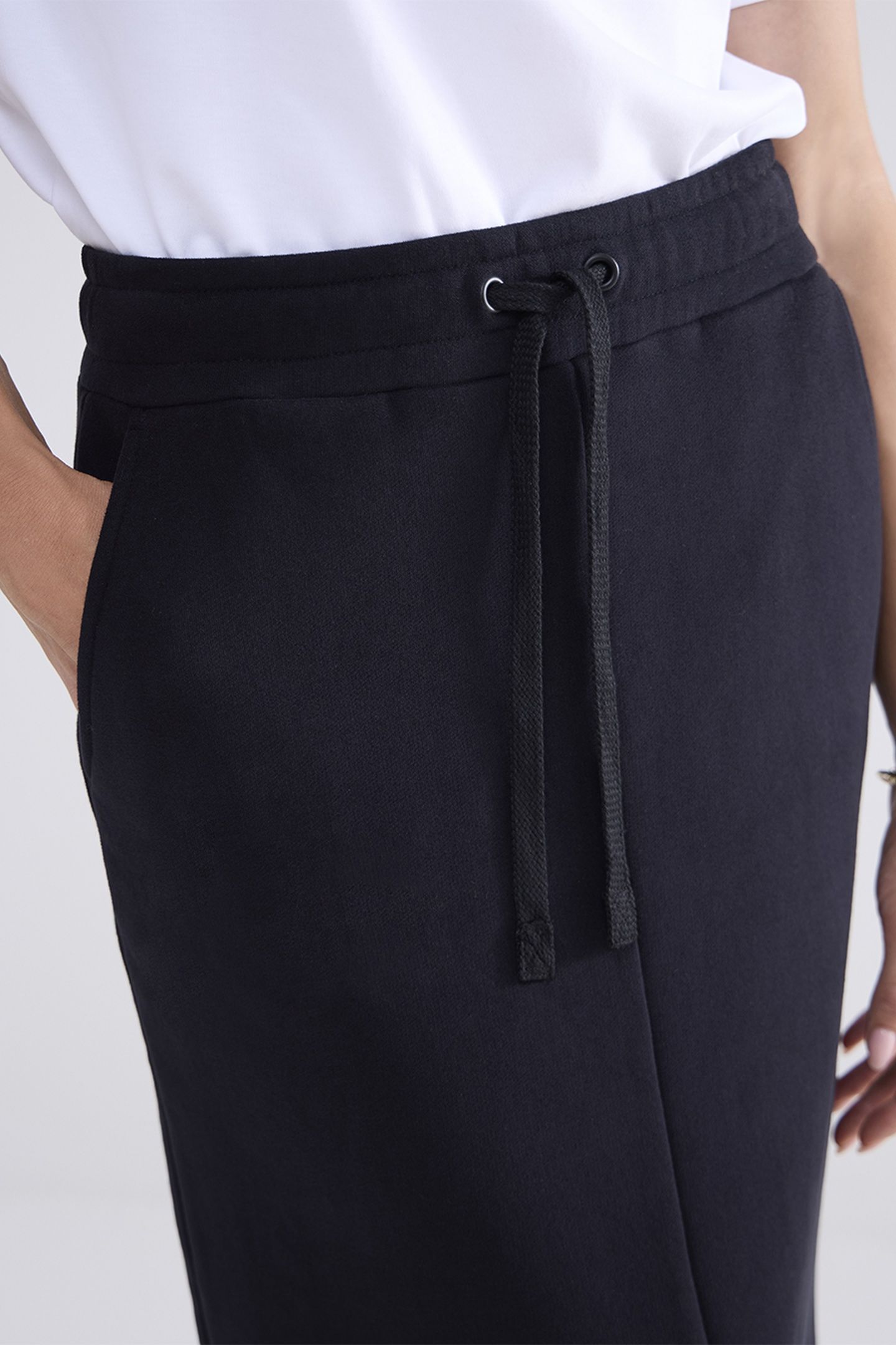 SWEAT SKIRT SWEAT BRUSHED BACK BLACK 4