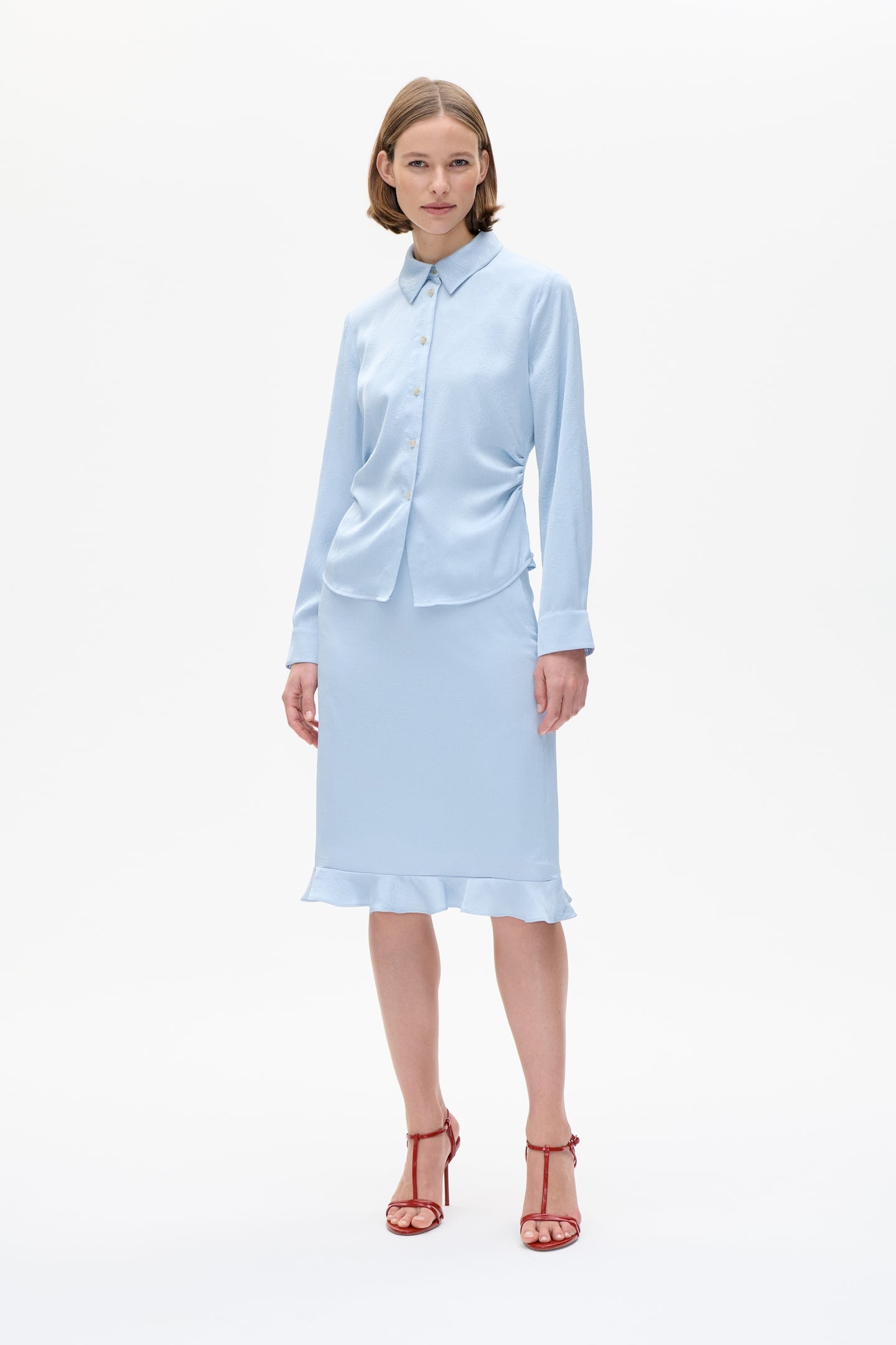MABIA SHIRT SUBDUED BLUE 1