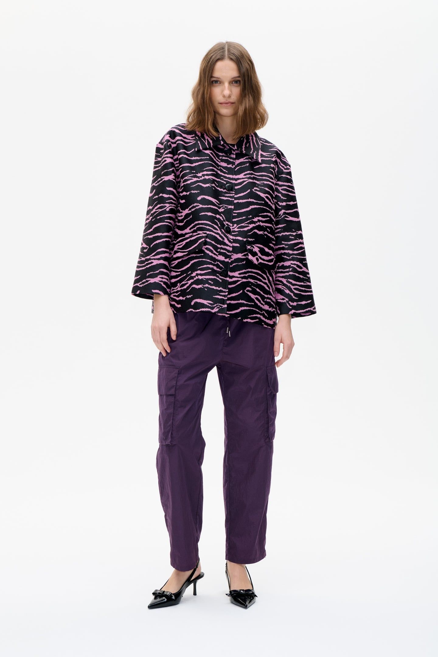 BETINA JACKET MAUVE ORCHID ZEBRA 1