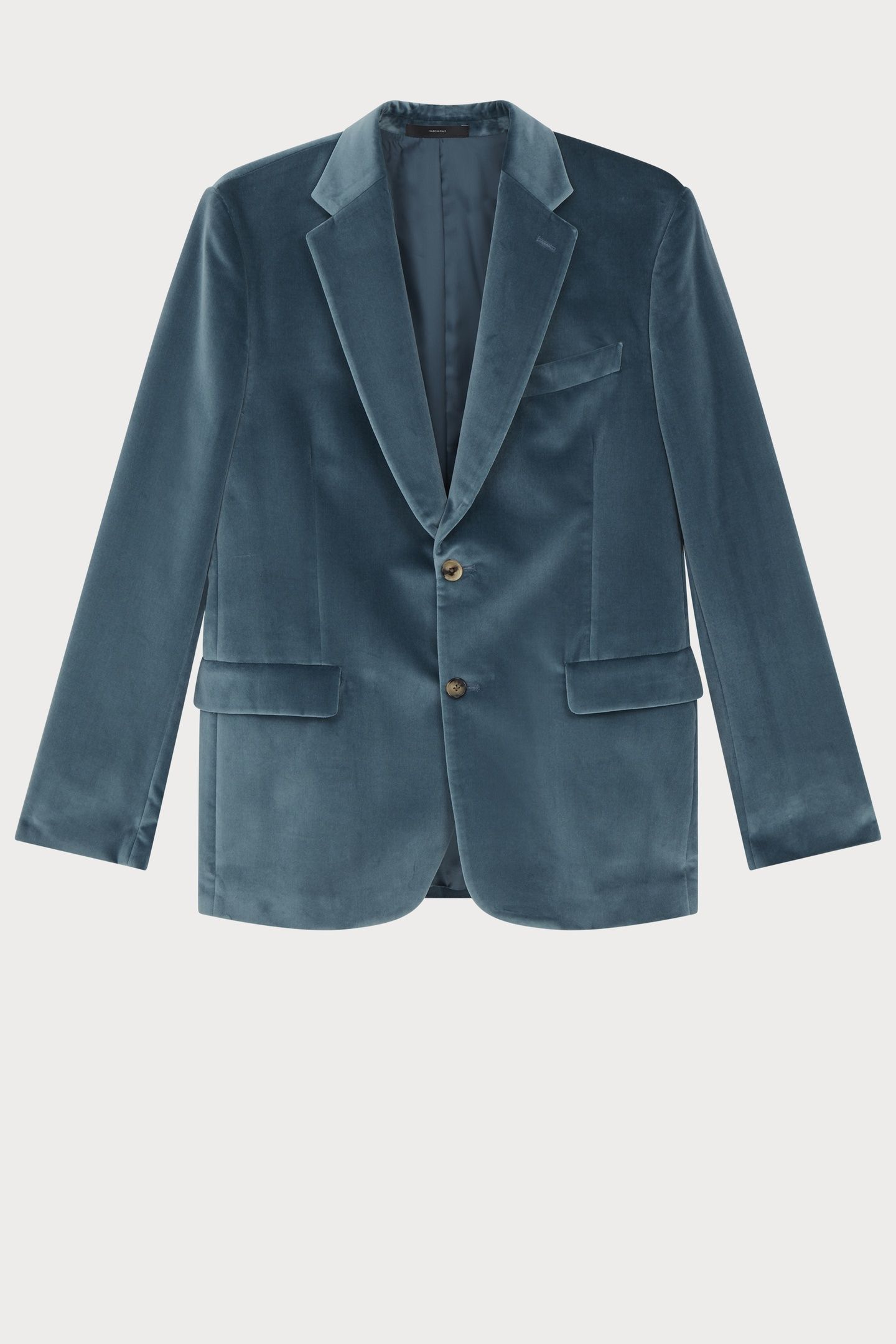 MENS TAILORED FIT 2 BUTTON JACKET GREYISH BLUE 1