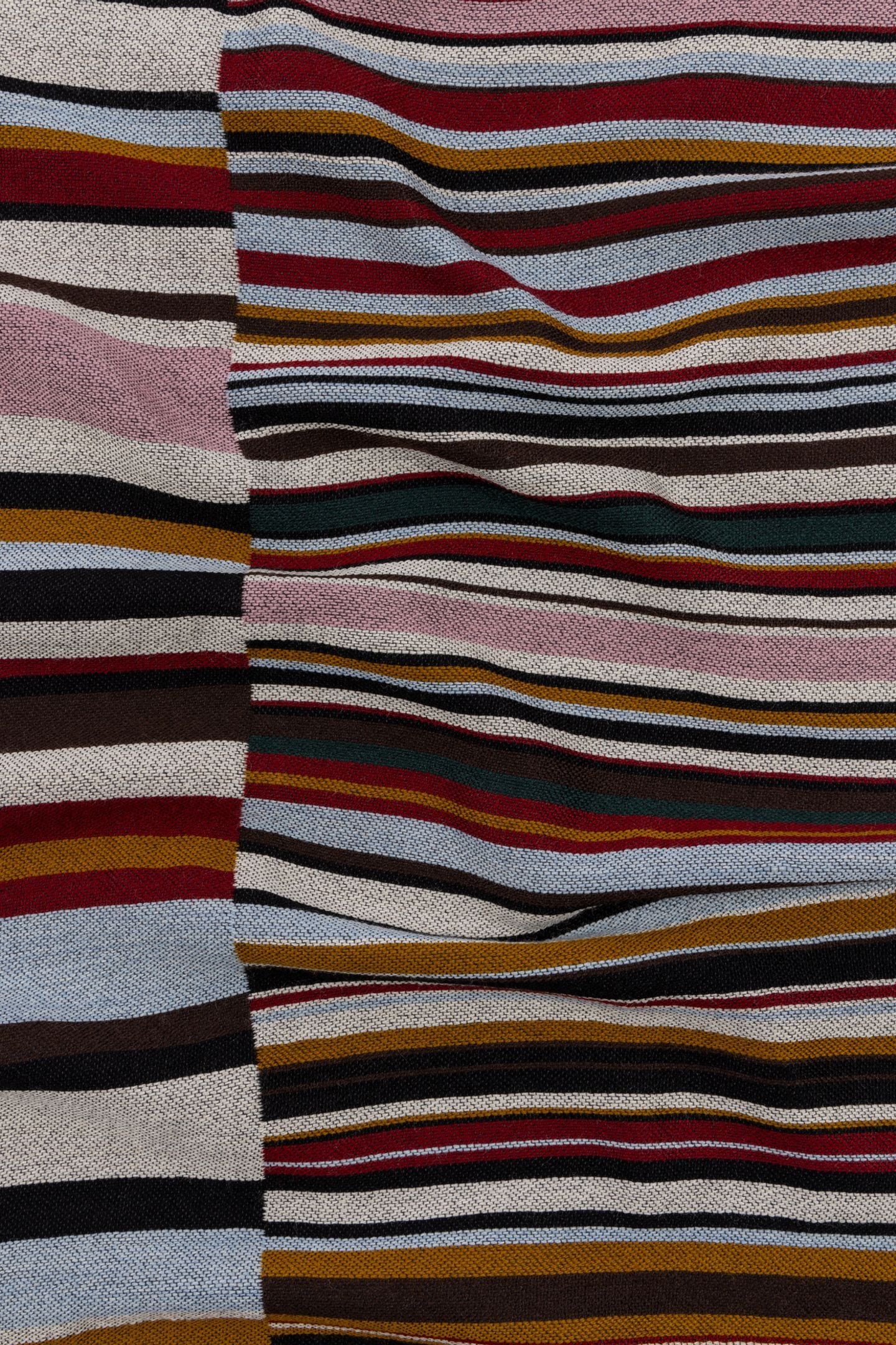 MEN SCARF SIGNTR OFFSET MULTI COLOURED 8