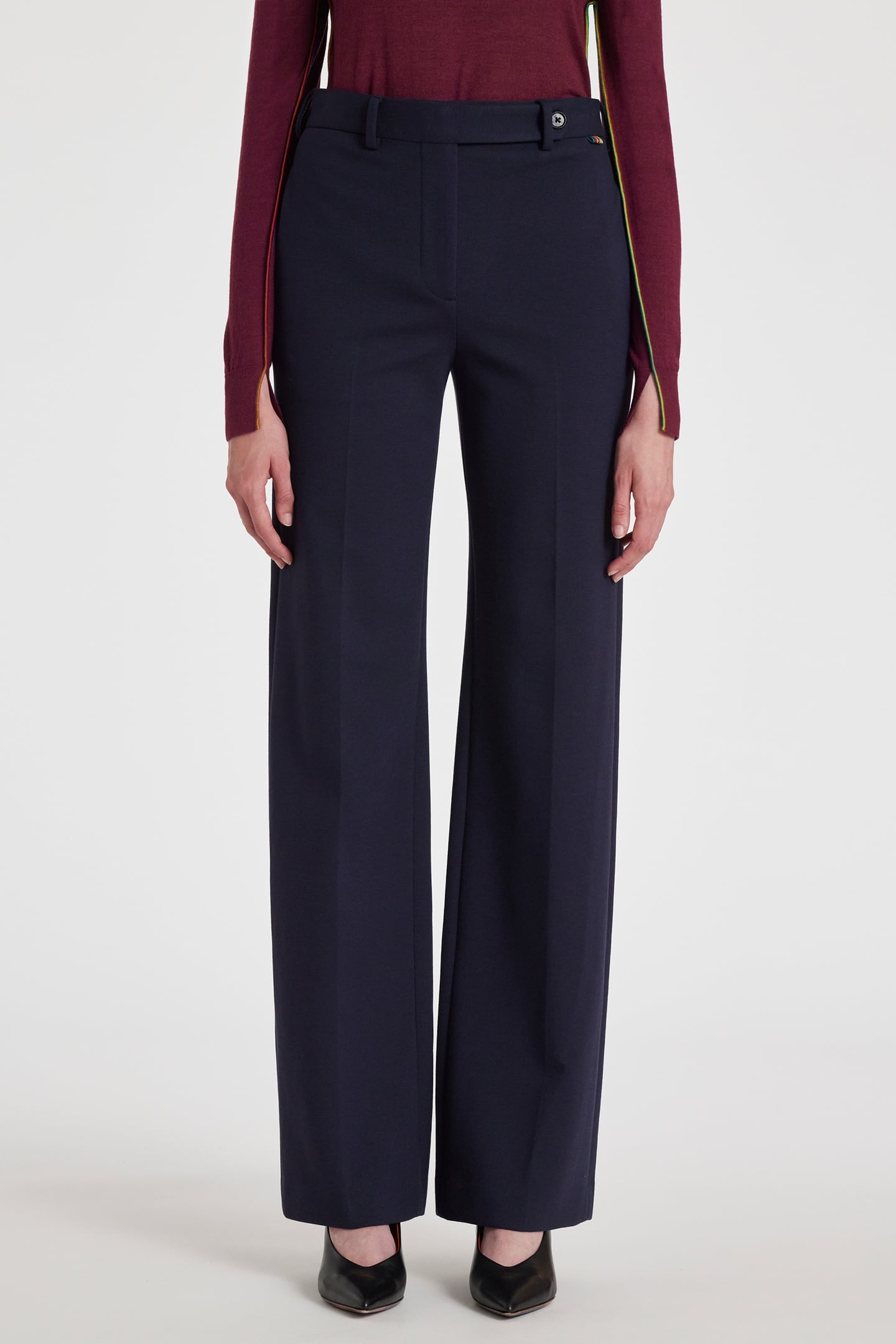 WOMENS TROUSERS VERY DARK NAVY 3