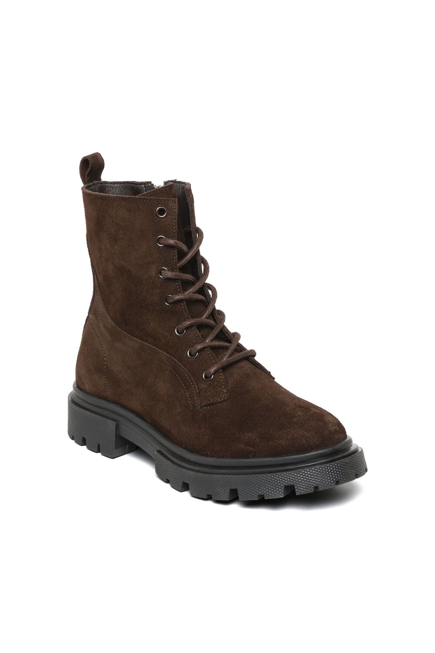RHONDA BOOTIES BROWN SUEDE 2