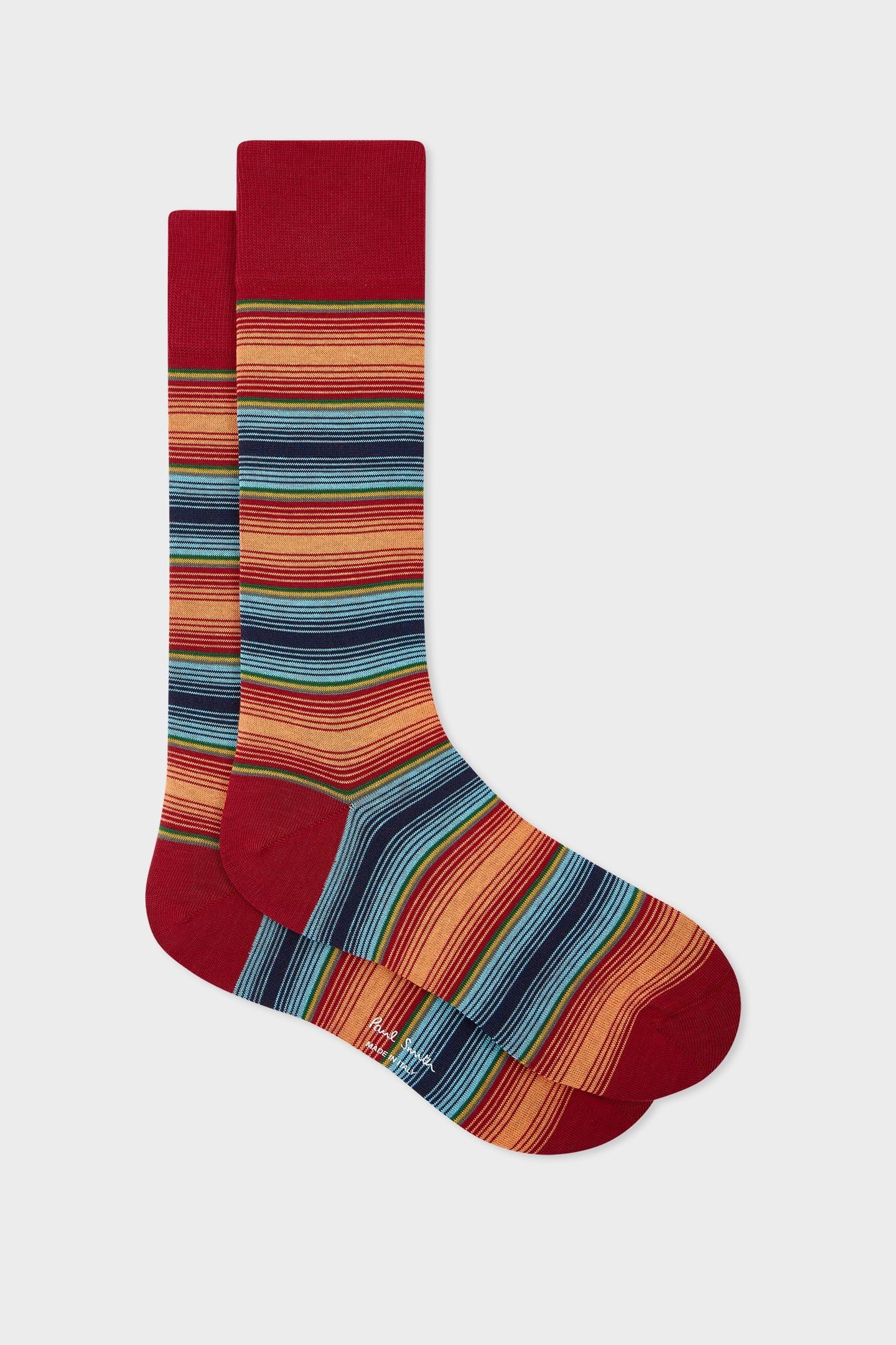 MEN SOCK HOLDEN OMBRE BURGUNDY/ BORDE 2