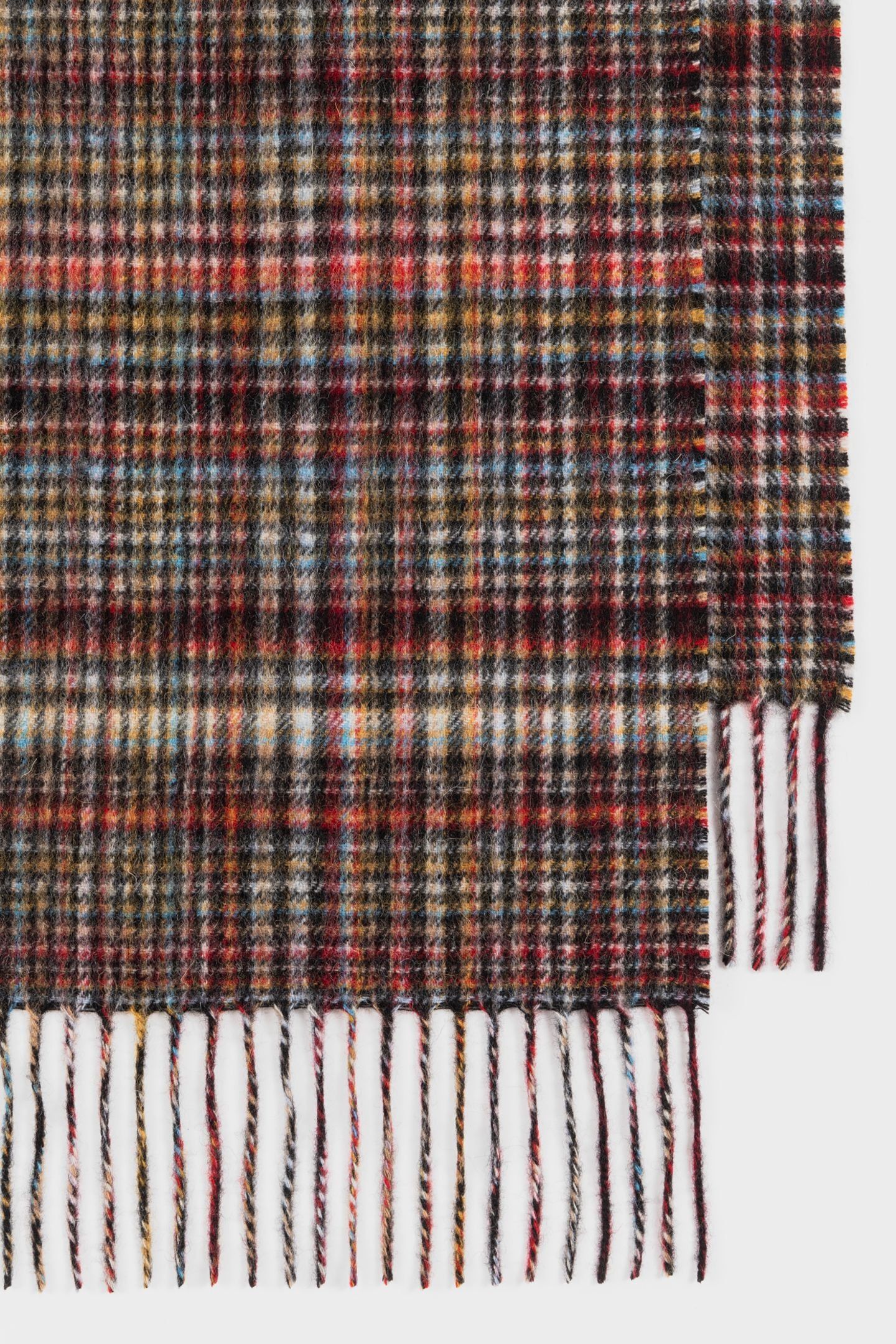 MEN SCARF SIGNTR CHECK MULTI COLOURED 2