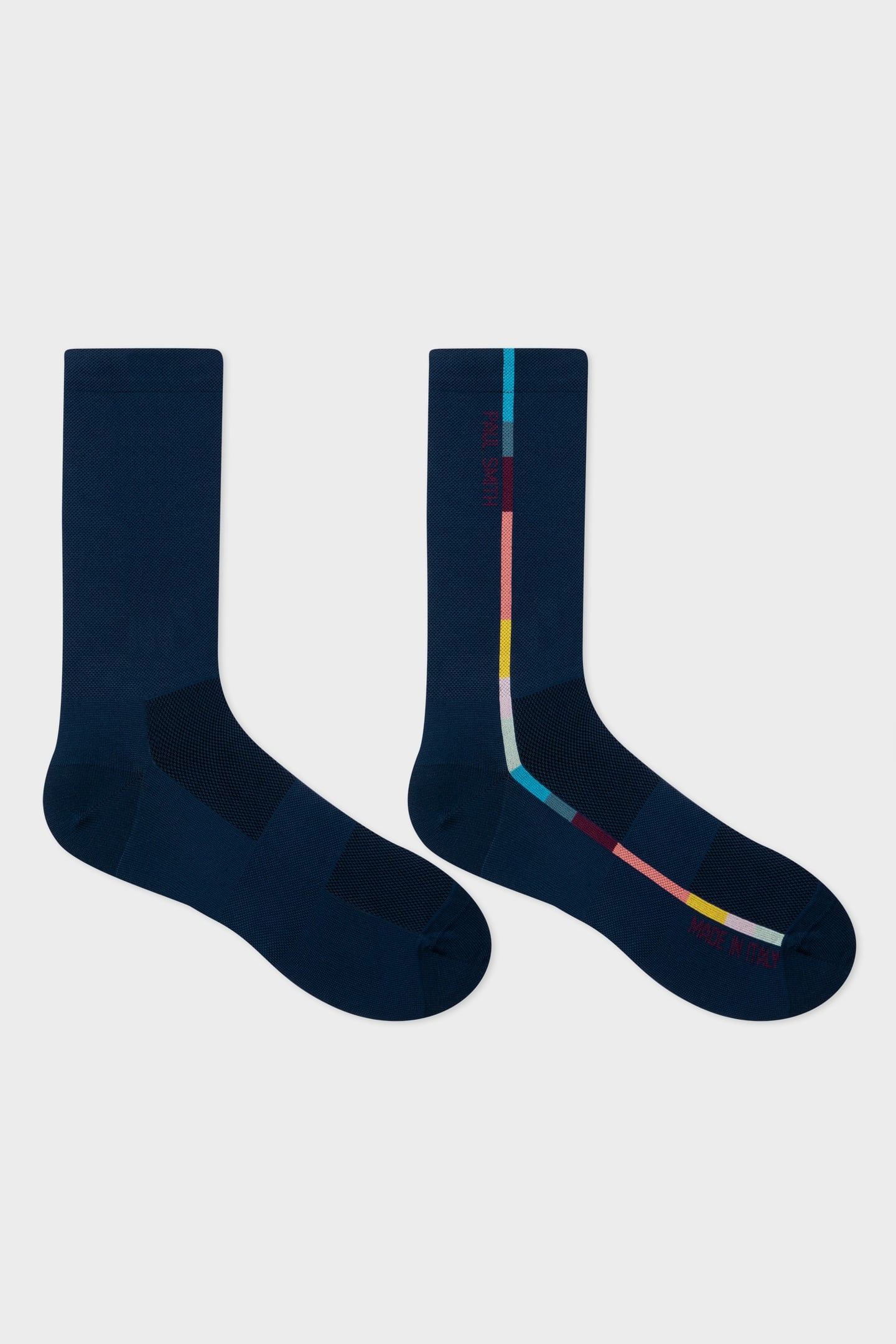 MEN SOCK CYCLE ART STRP VERY DARK NAVY 2