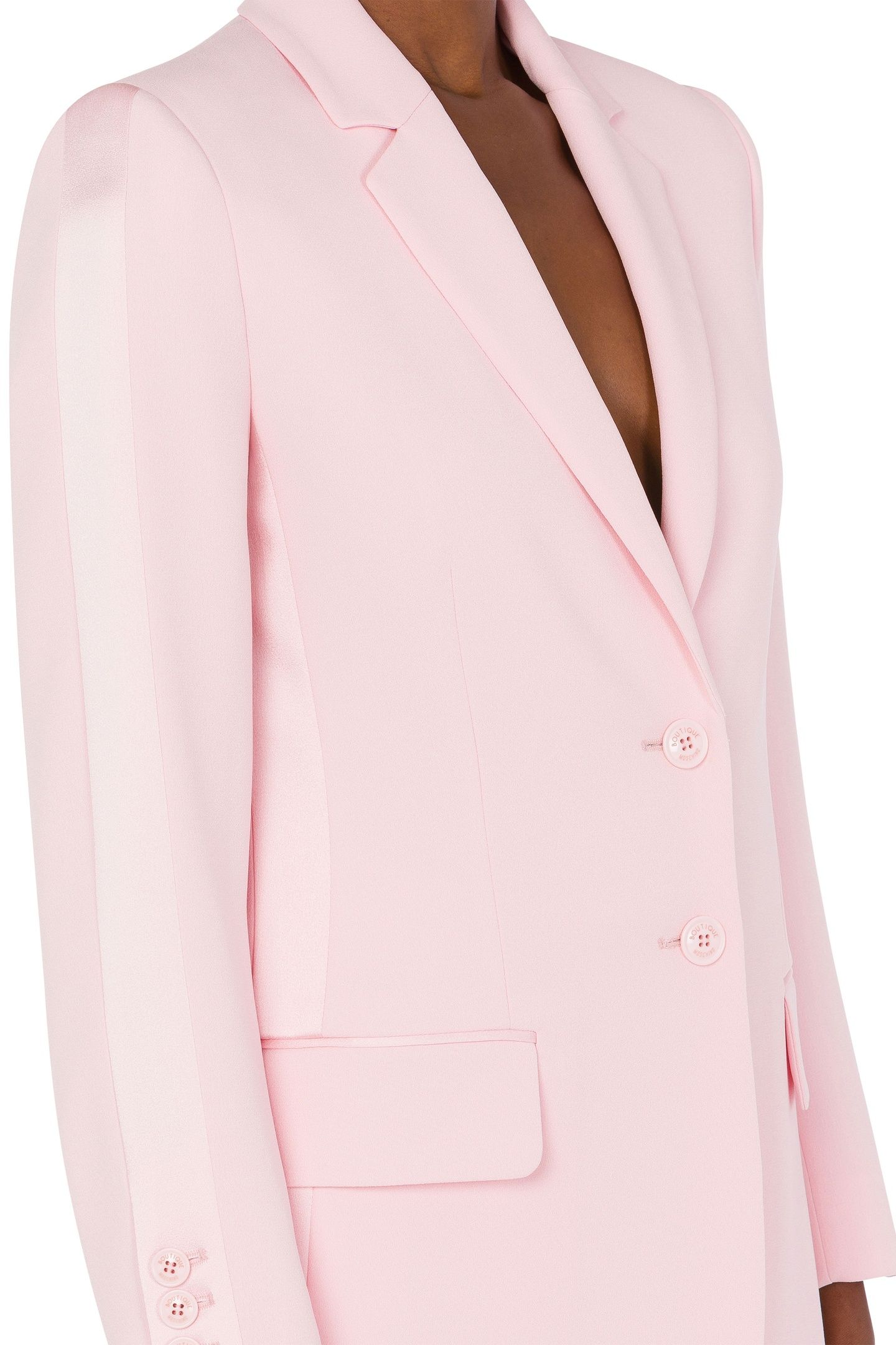 STRETCH ENVER SATIN JACKET PINK 4