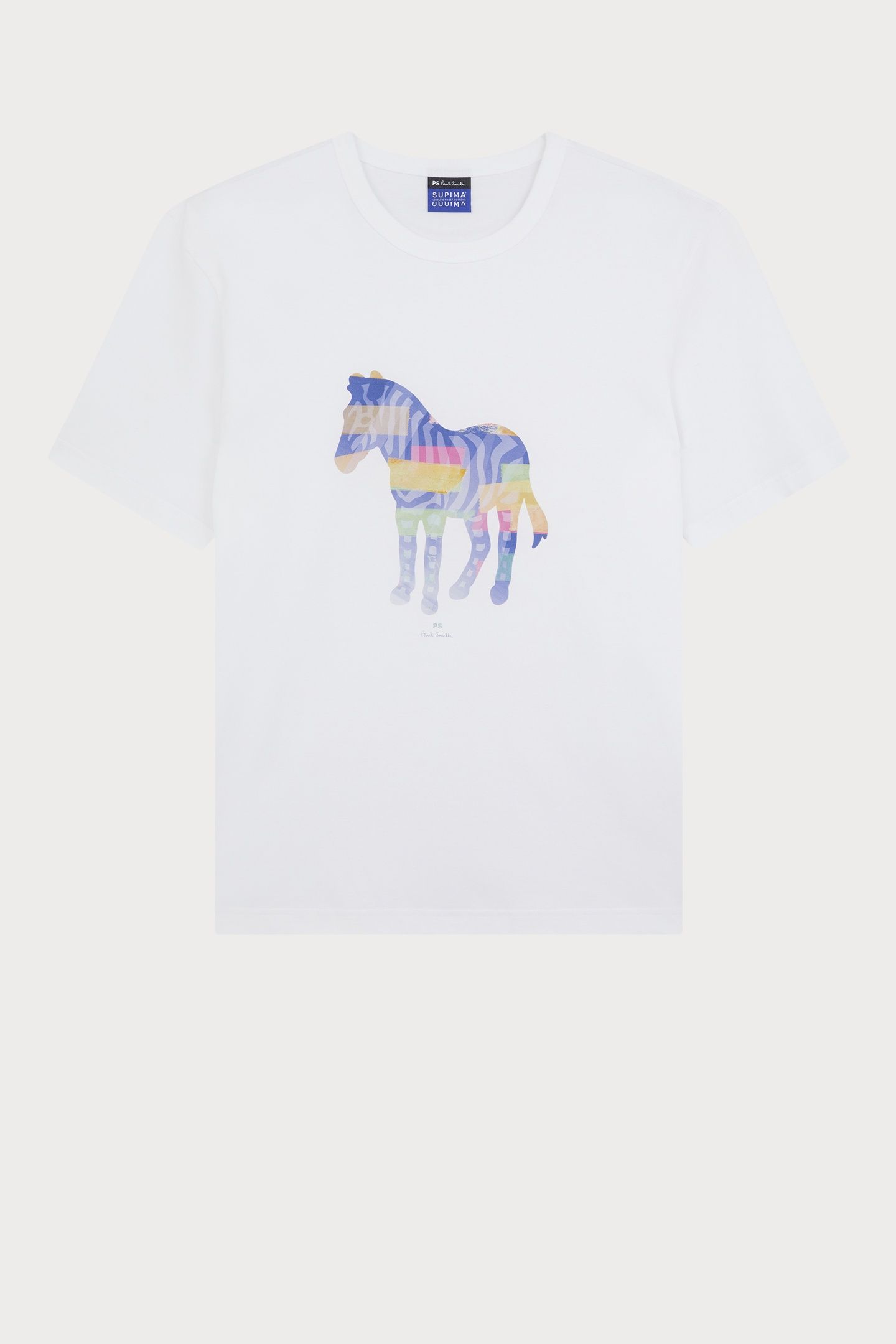 MENS REG FIT SS TSHIRT ZEBRA WHITE 6