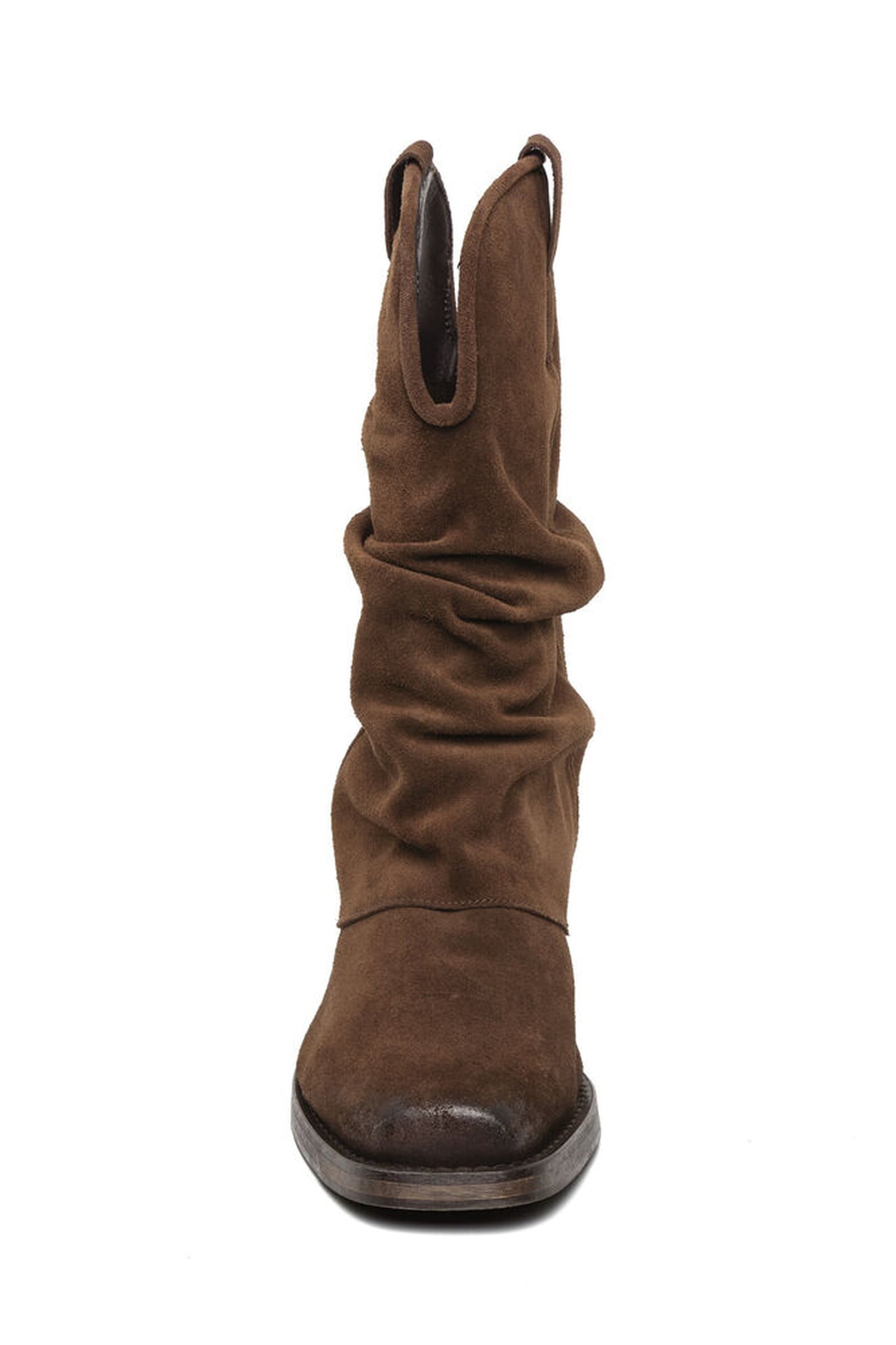QIANA BOOTIES DARK BROWN SUEDE 2