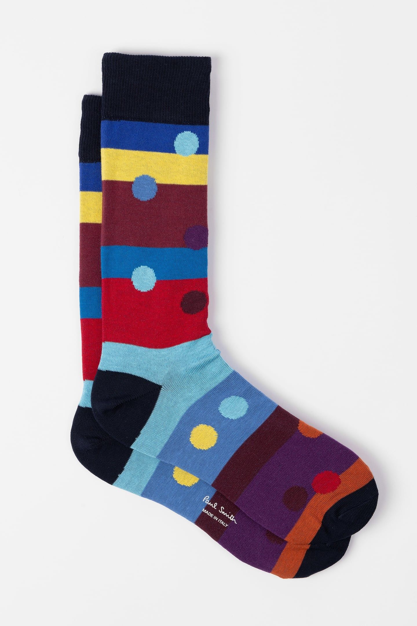 MEN SOCK ENRIQUE STRIPE NAVY 1