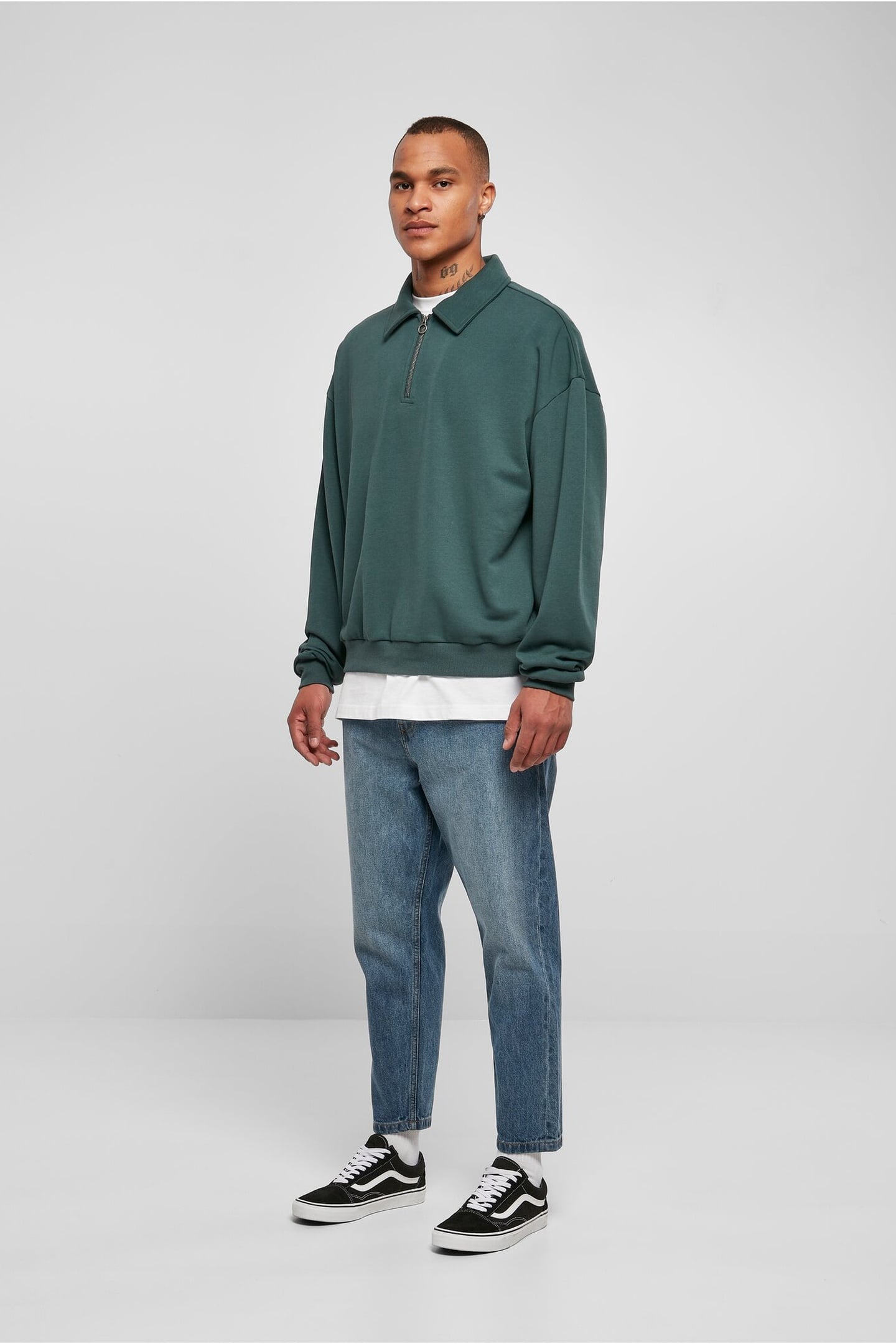 SHIRT COLLAR CREW BOTTLEGREEN 7