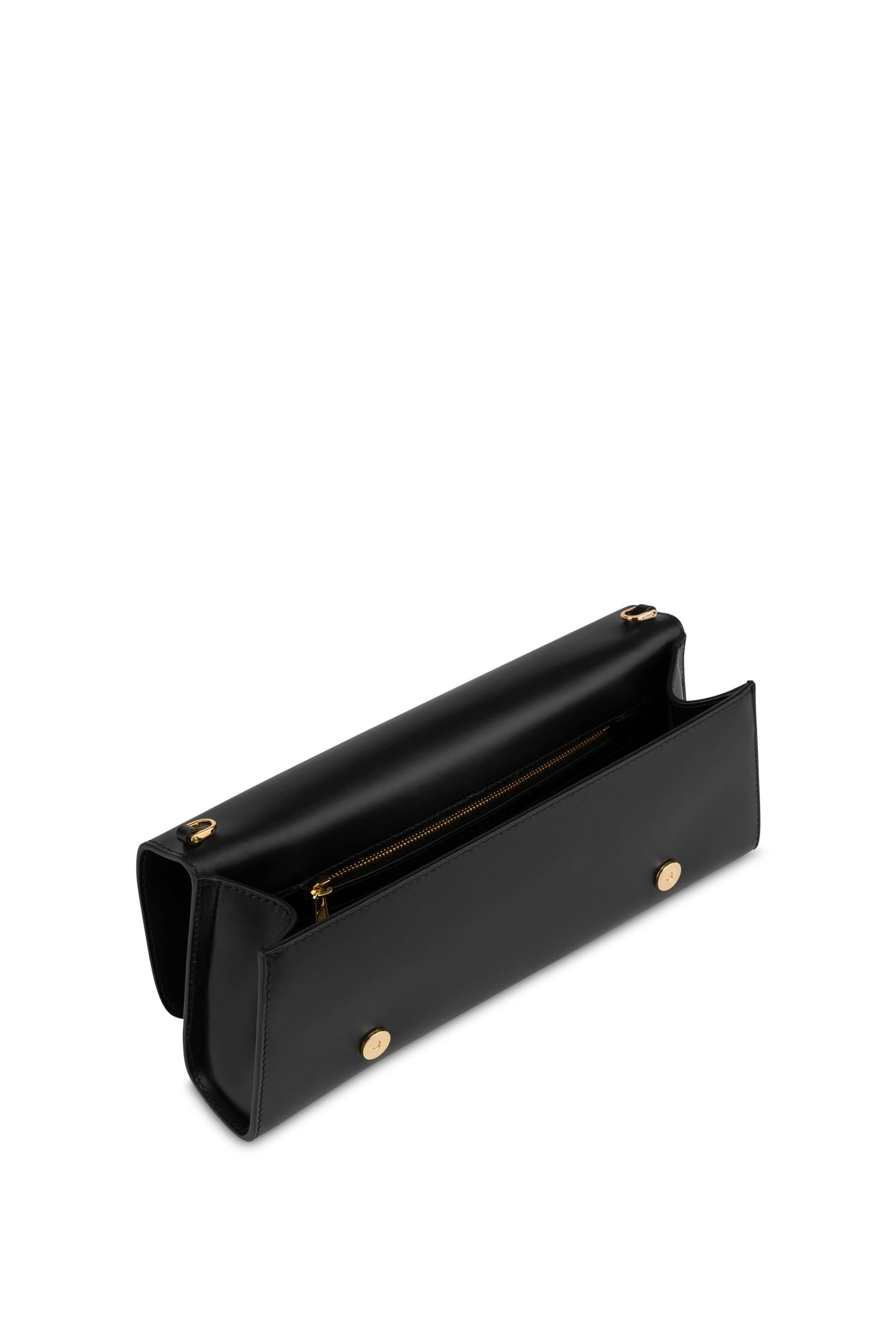 MAXI CLUTCH CRYSTAL LETTERING LOGO BLACK 3