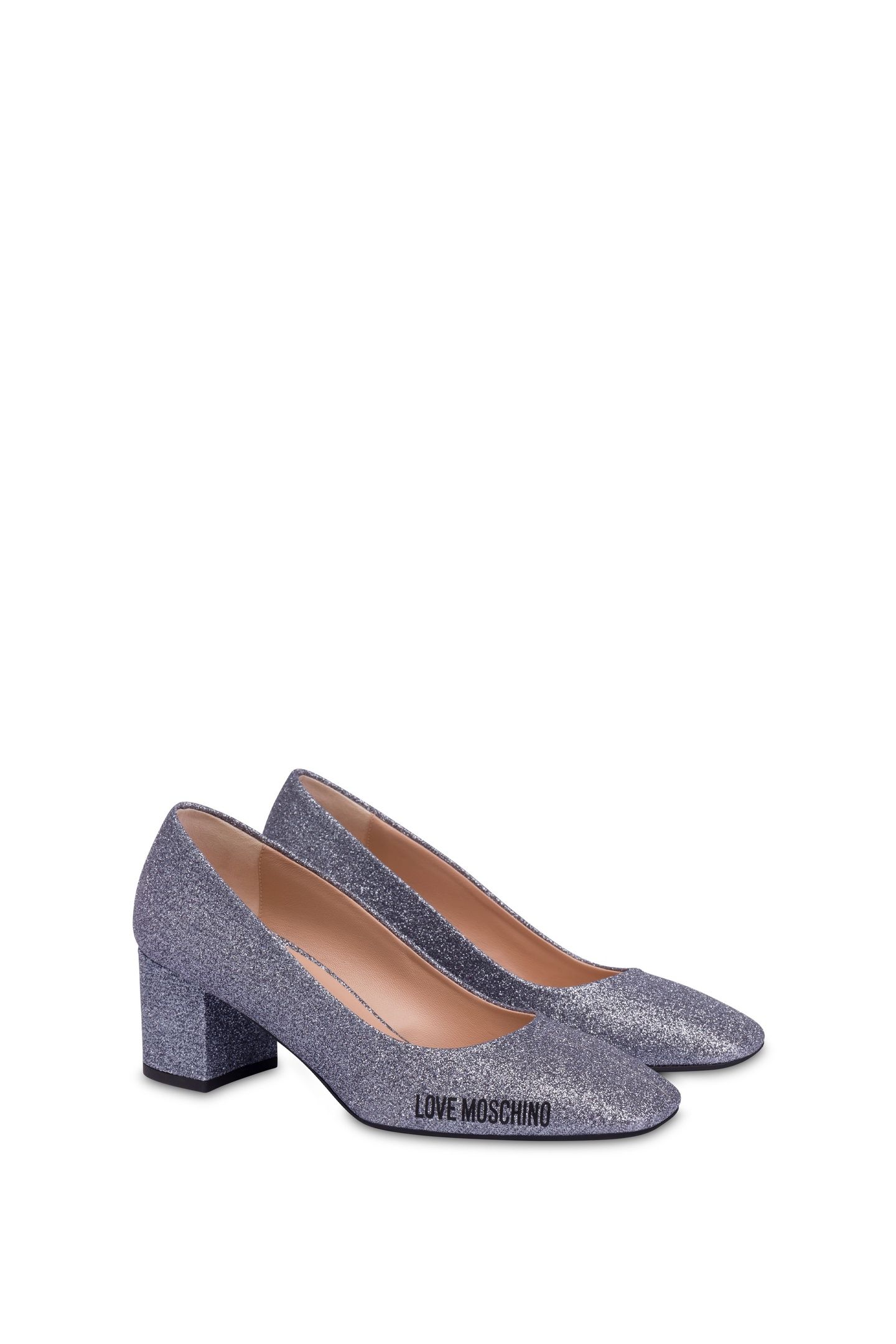GLITTER PUMPS GREY 2