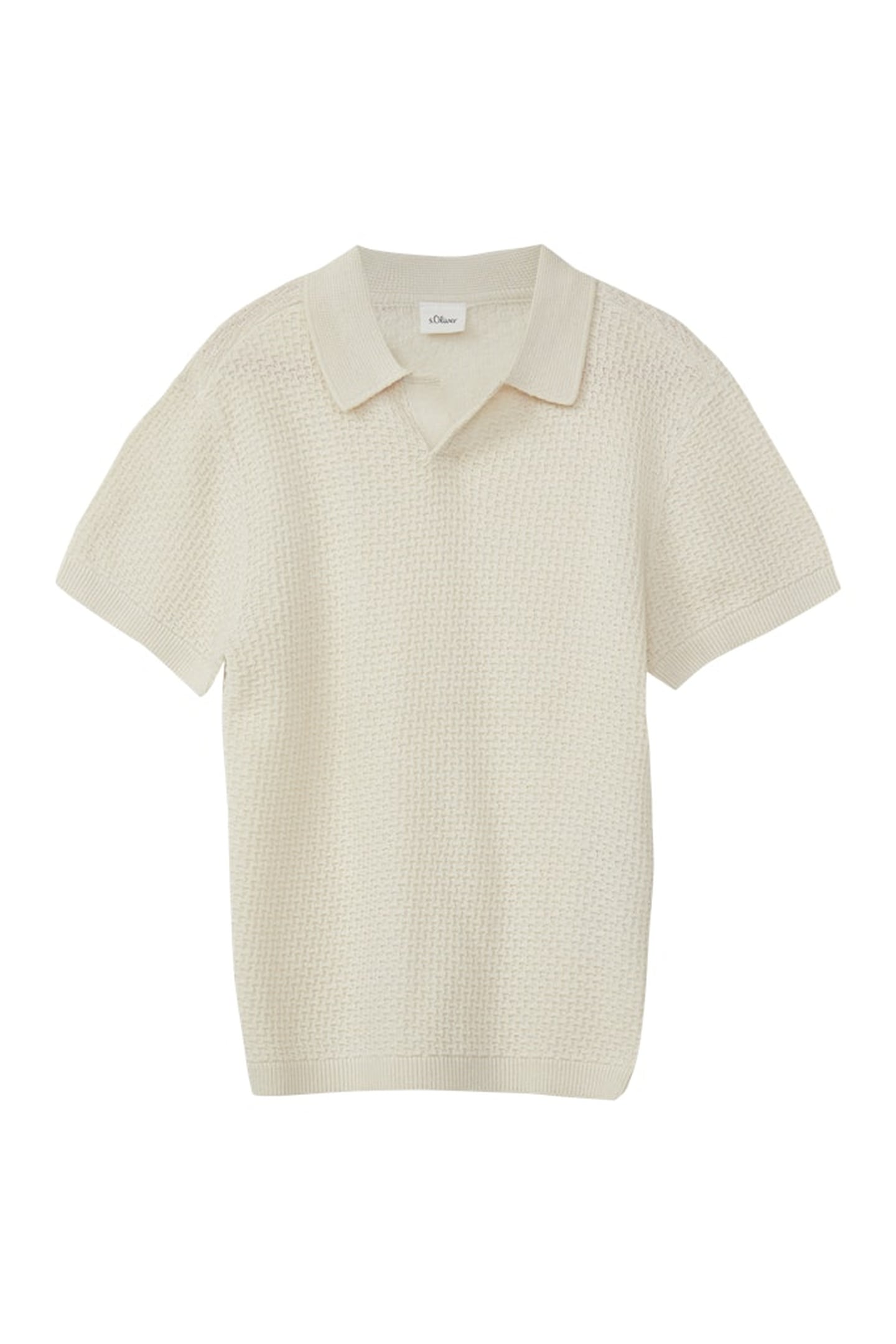 S.OLIVER PULLOVER SHORTSLEEVE GREY/BLACK 1