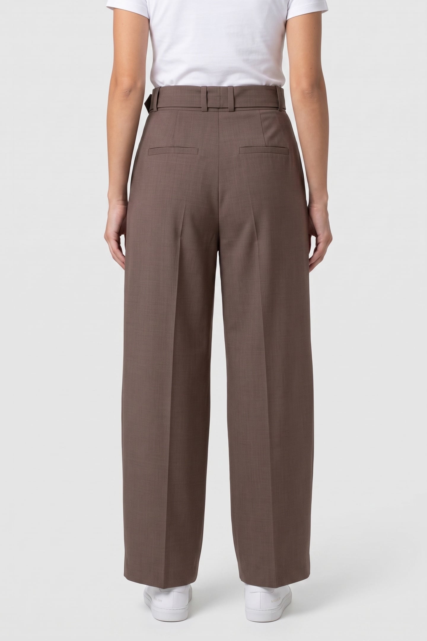 X ANNA WOOL TROUSER BEIGE 2