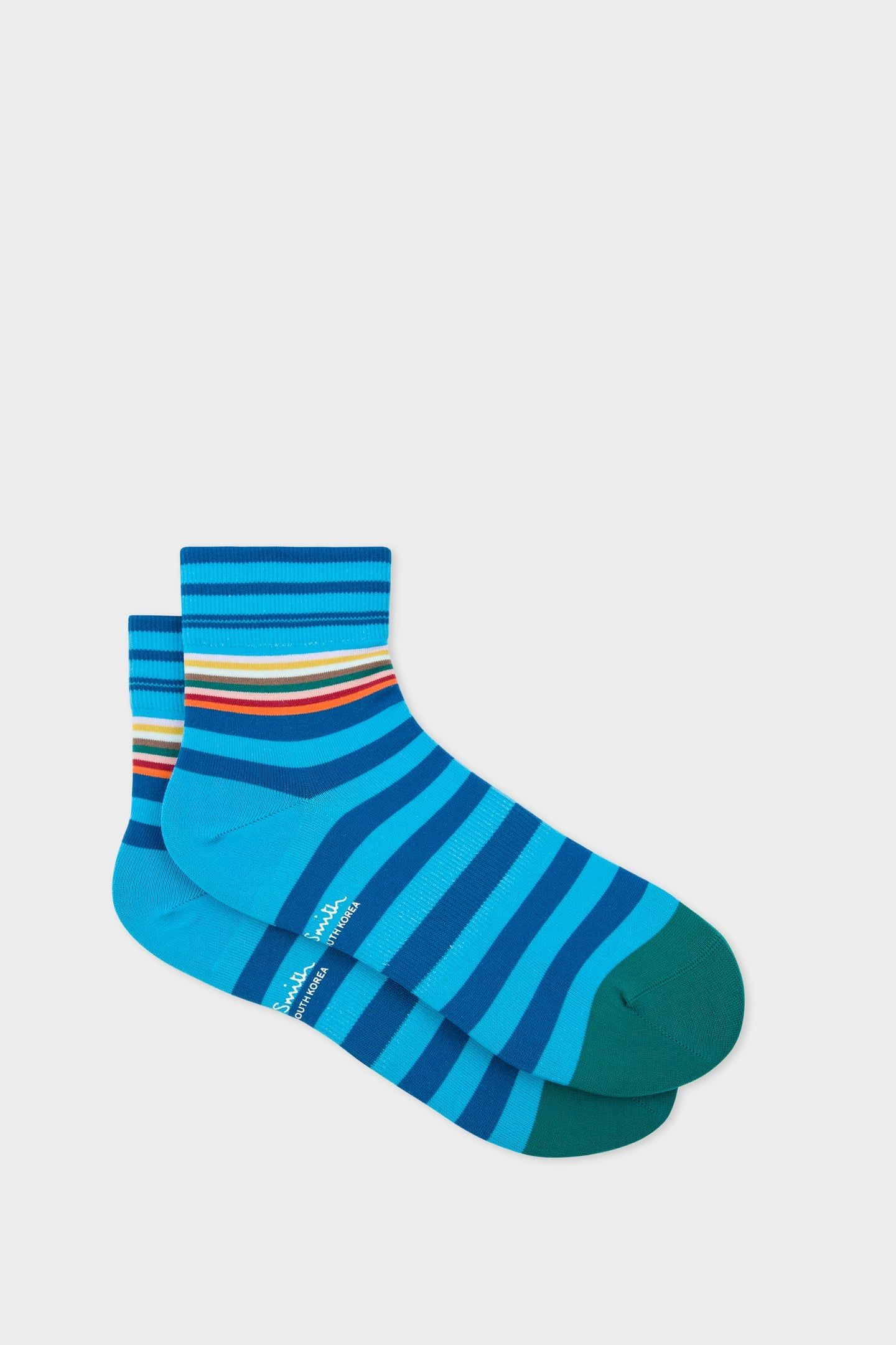 MEN CYCLE SOCK TWO STRP NAVY 2