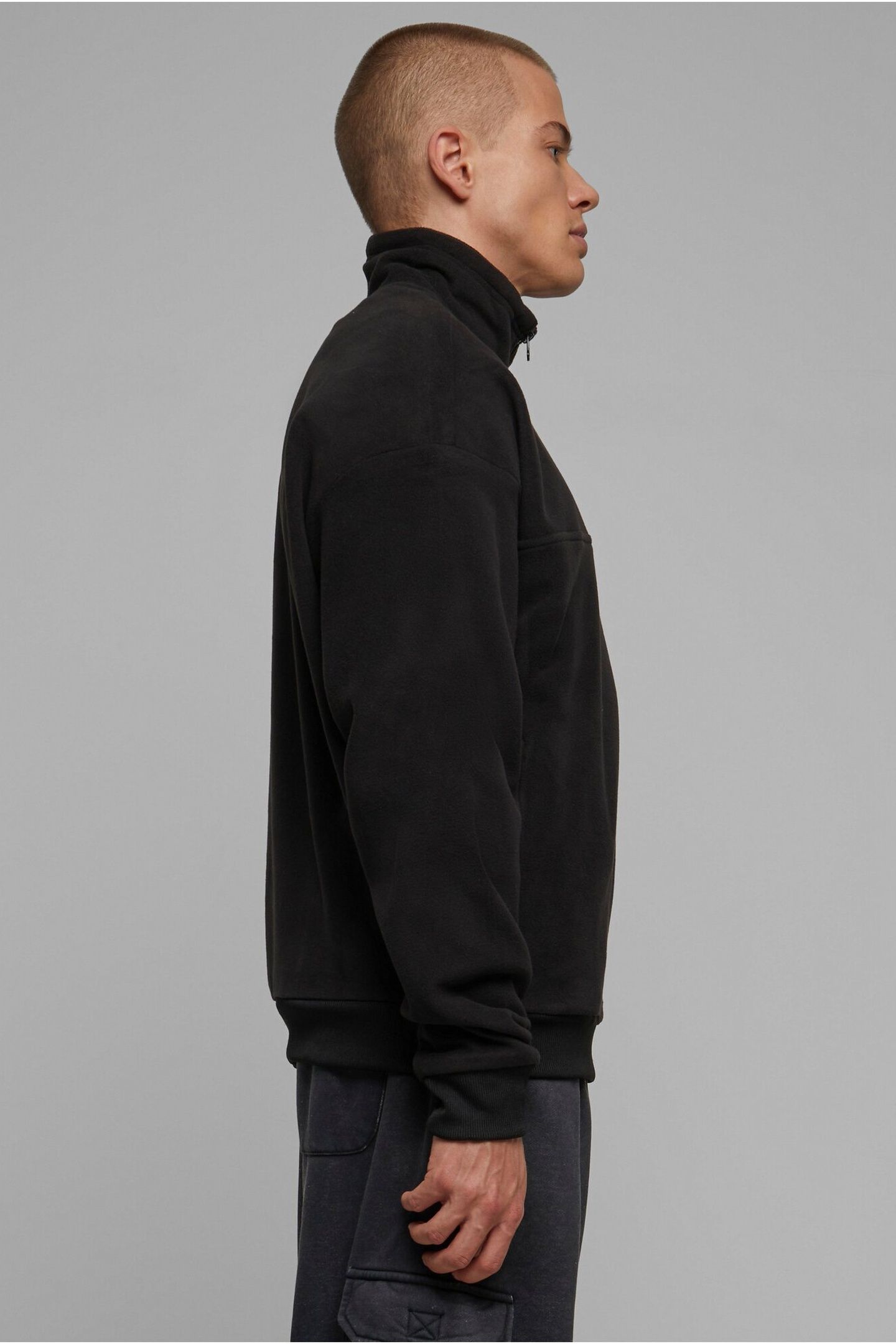 BASIC POLAR FLEECE TROYER BLACK 3