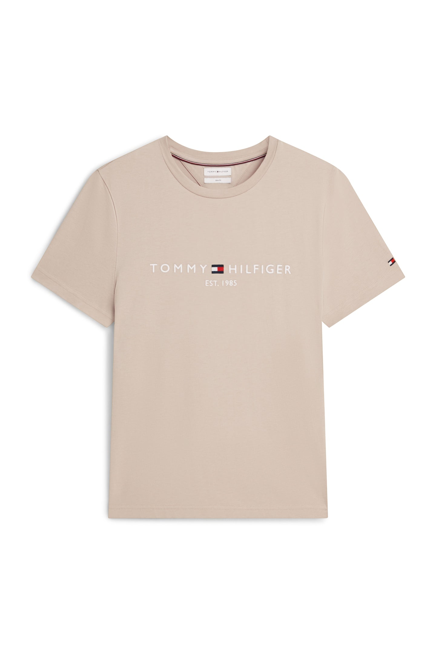 TOMMY LOGO TEE BATIQUE KHAKI 4