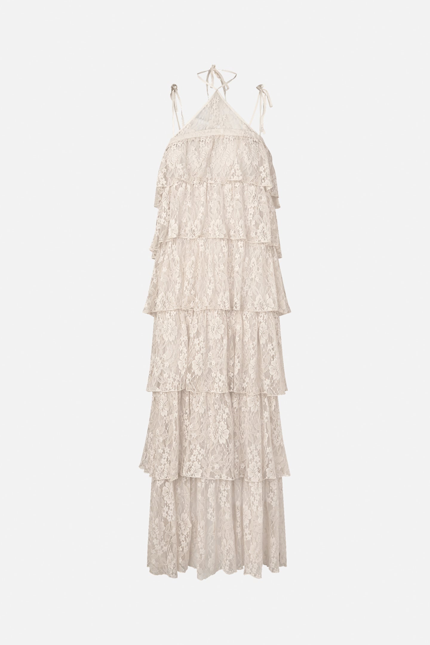 ANNELISE DRESS WHITE SAND 3