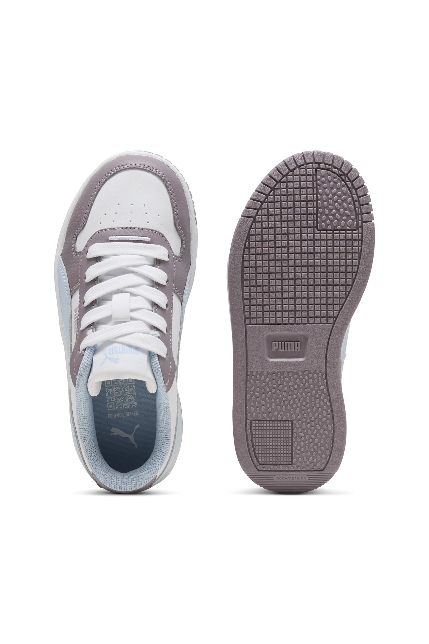 CARINA STREET PS WHITE-HAUTE TROPIC-PLUM JAM 5