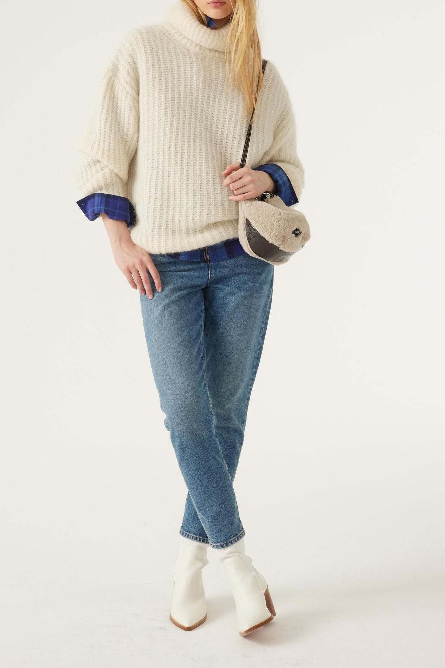 LONG SLEEVES KNIT ECRU 1