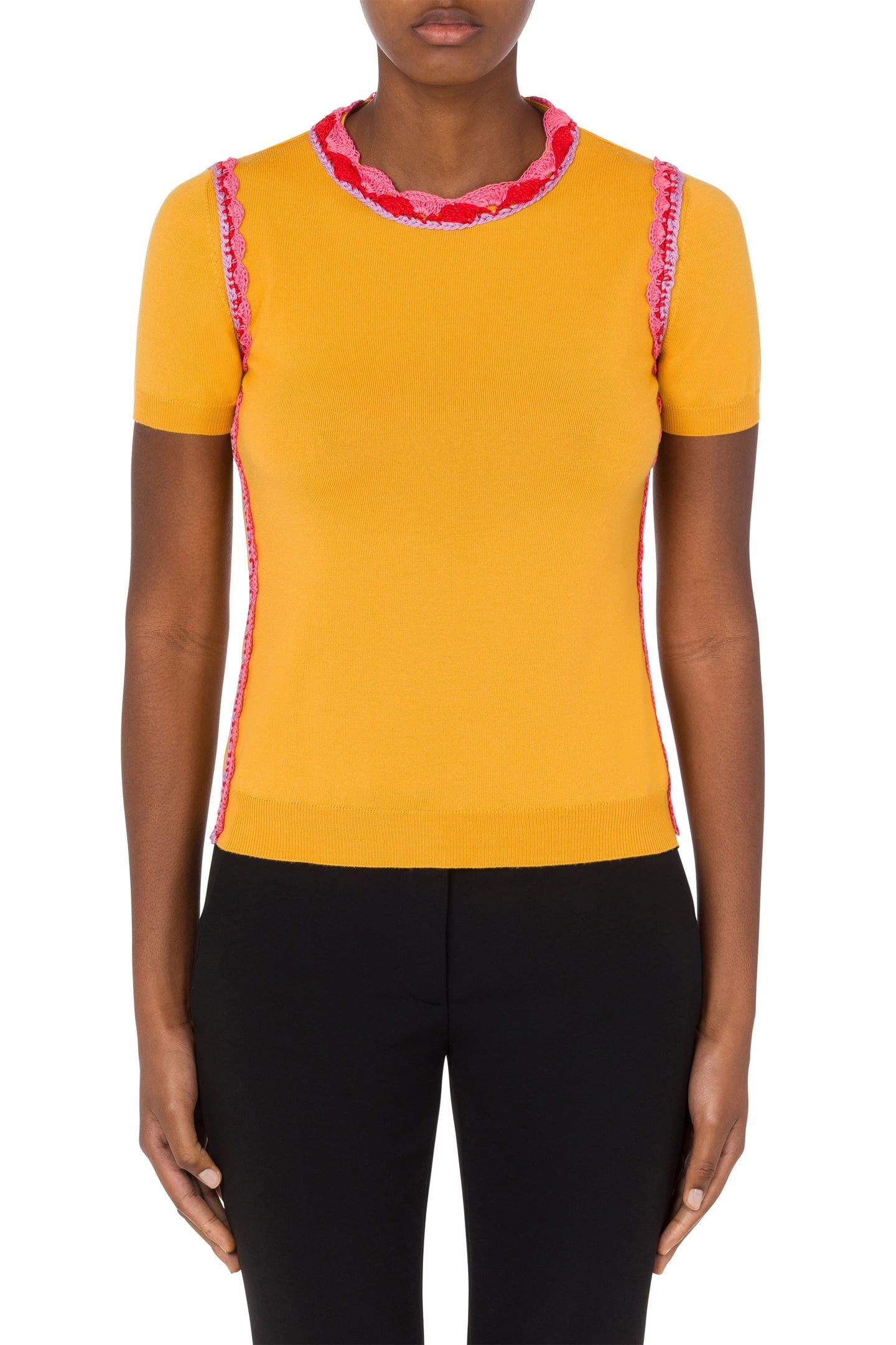 WOOL TOP CROCHET DETAILS YELLOW 1