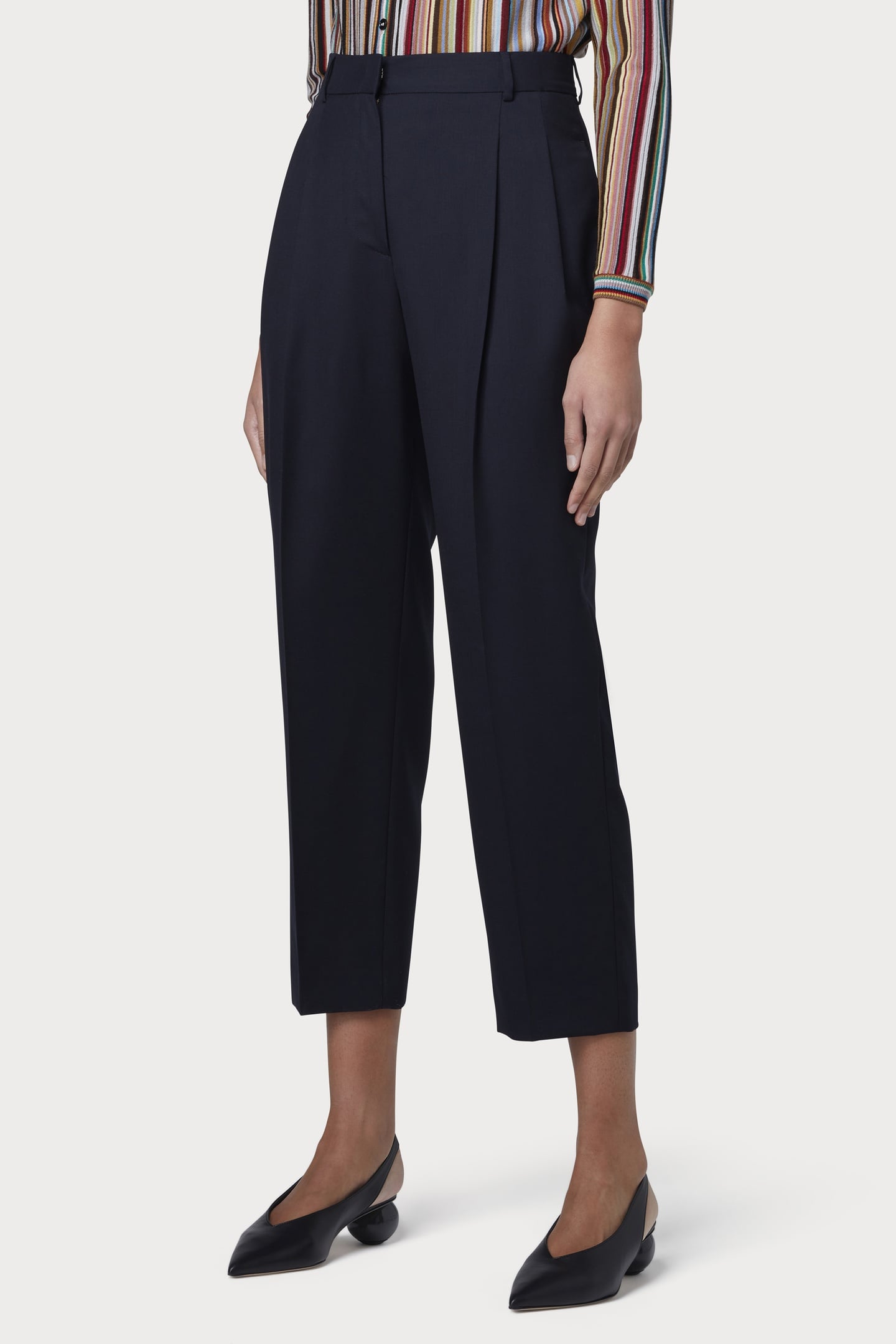 WOMENS TROUSERS VERY DARK NAVY 1
