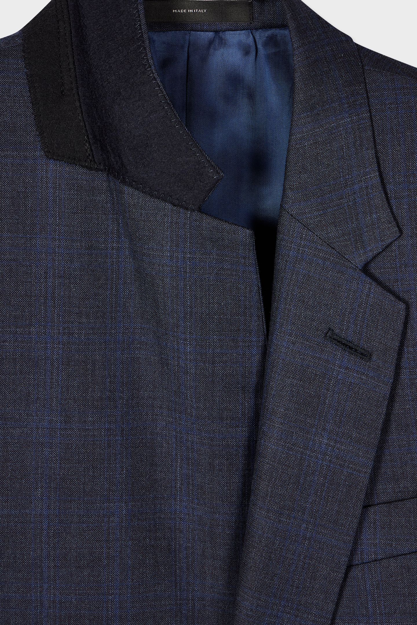 MENS TAILORED FIT 3PC 2 BUTTON SUIT VERY DARK NAVY 7
