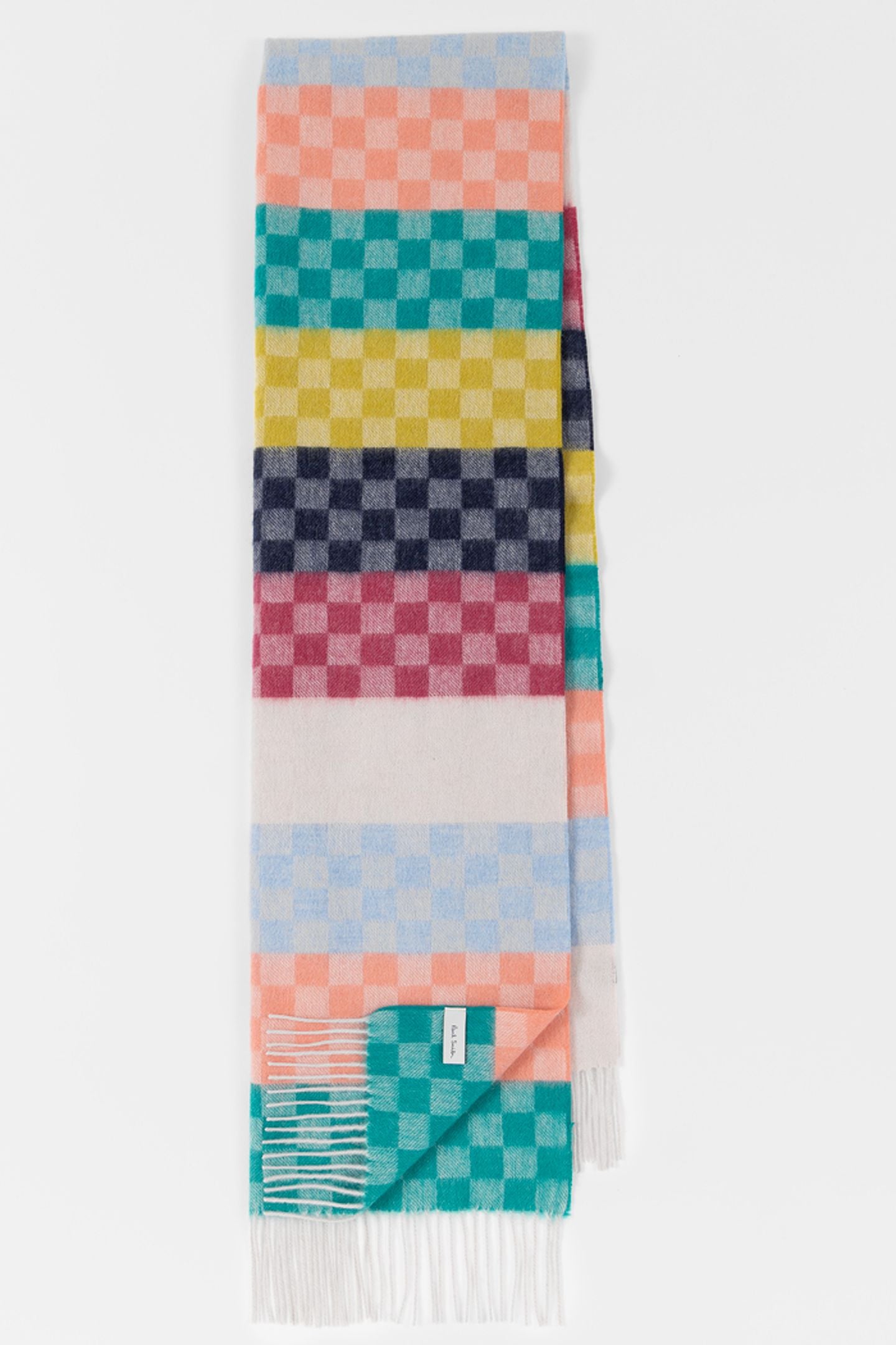 WOMEN SCARF CHCKBRD SWIRL SWIRL 1