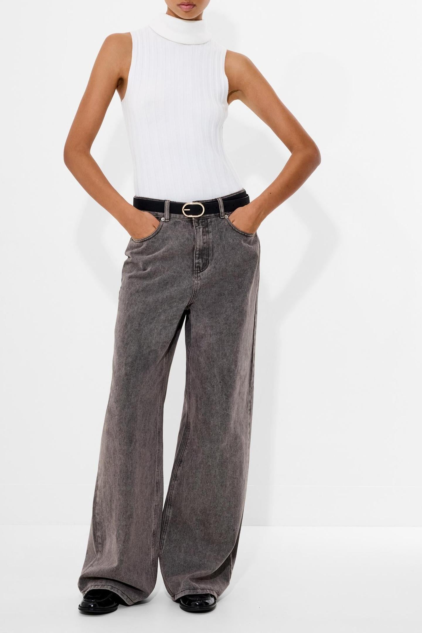 DALLAS DENIM STRAIGHT LEG JEAN BROWN BROWN 1