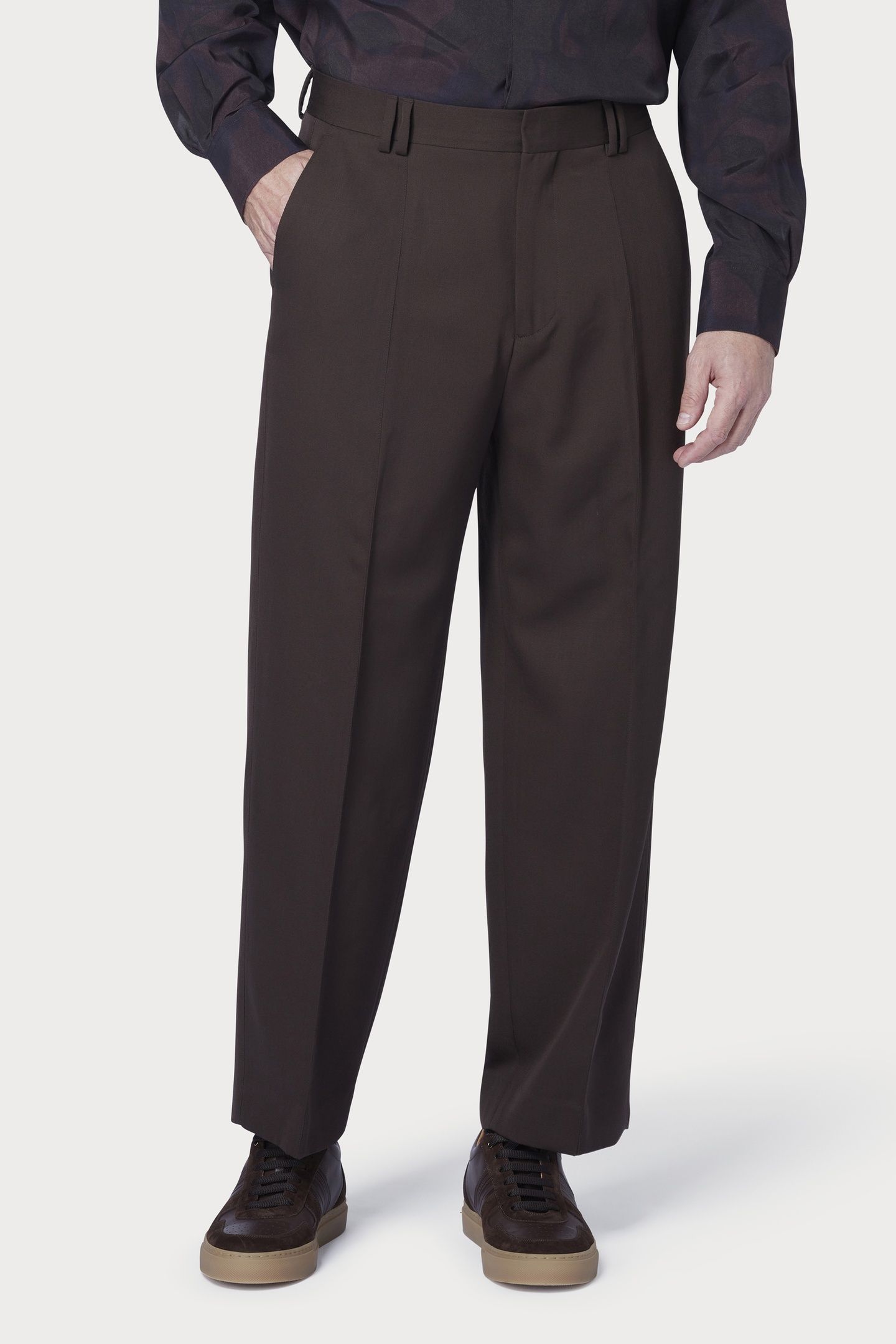 MENS TROUSER DARK BROWN 3