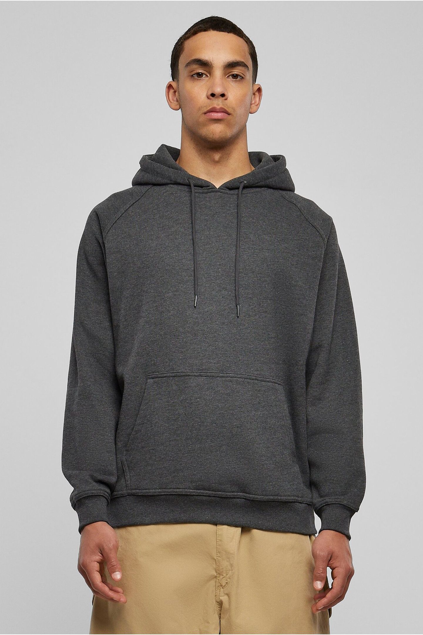 BLANK HOODY CHARCOAL 1