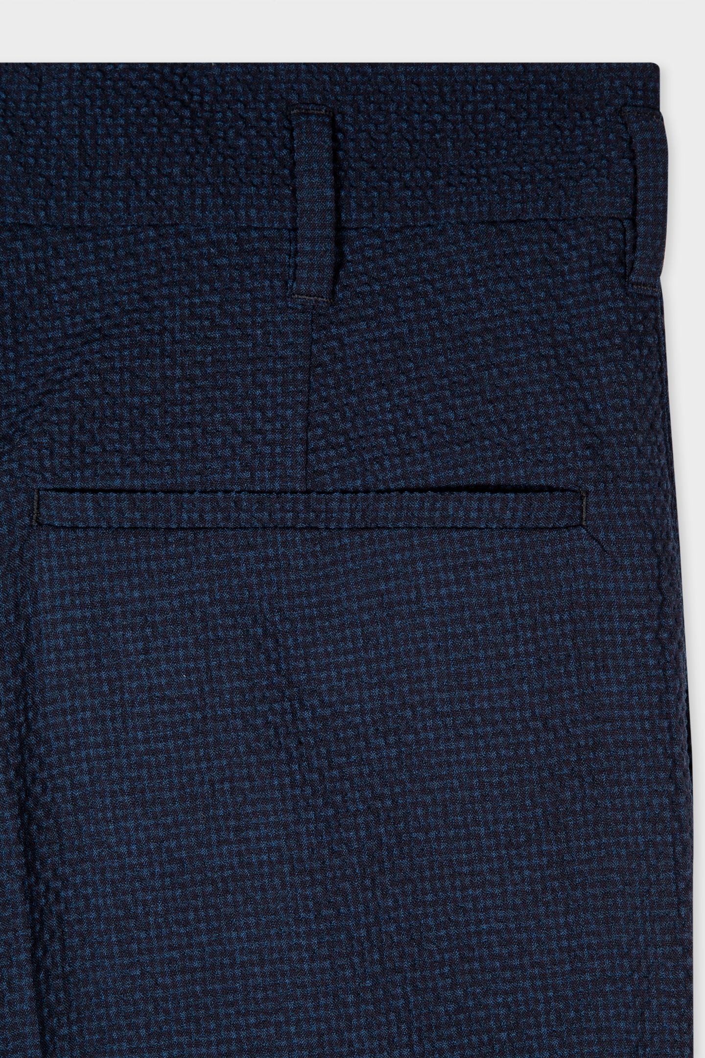 GENTS PLEATED TROUSER VERY DARK NAVY 5
