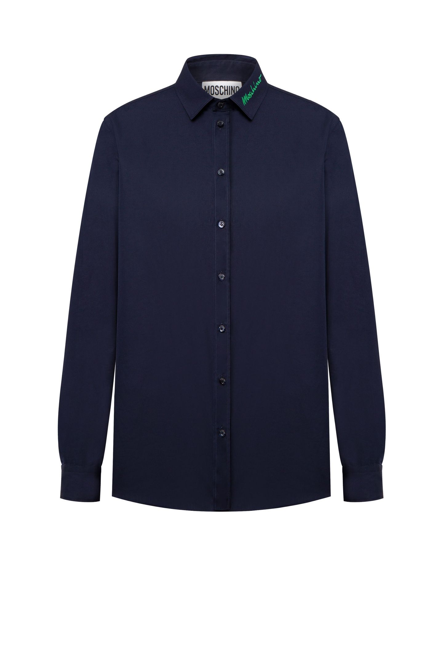 SIGNATURE LOGO POPLIN SHIRT BLUE 3