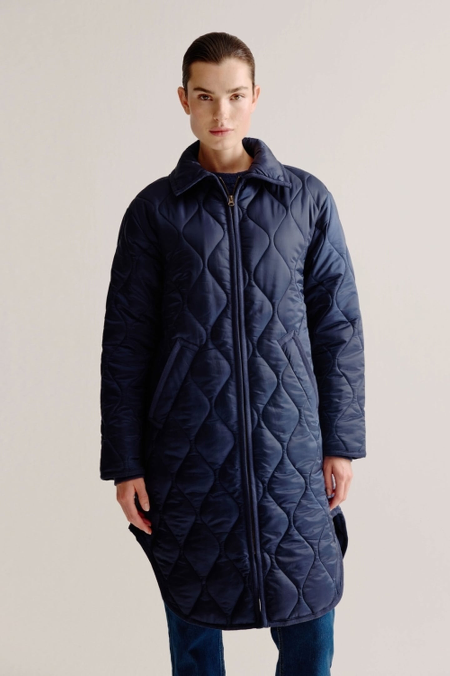 LAWRENCE COAT NAVY 2