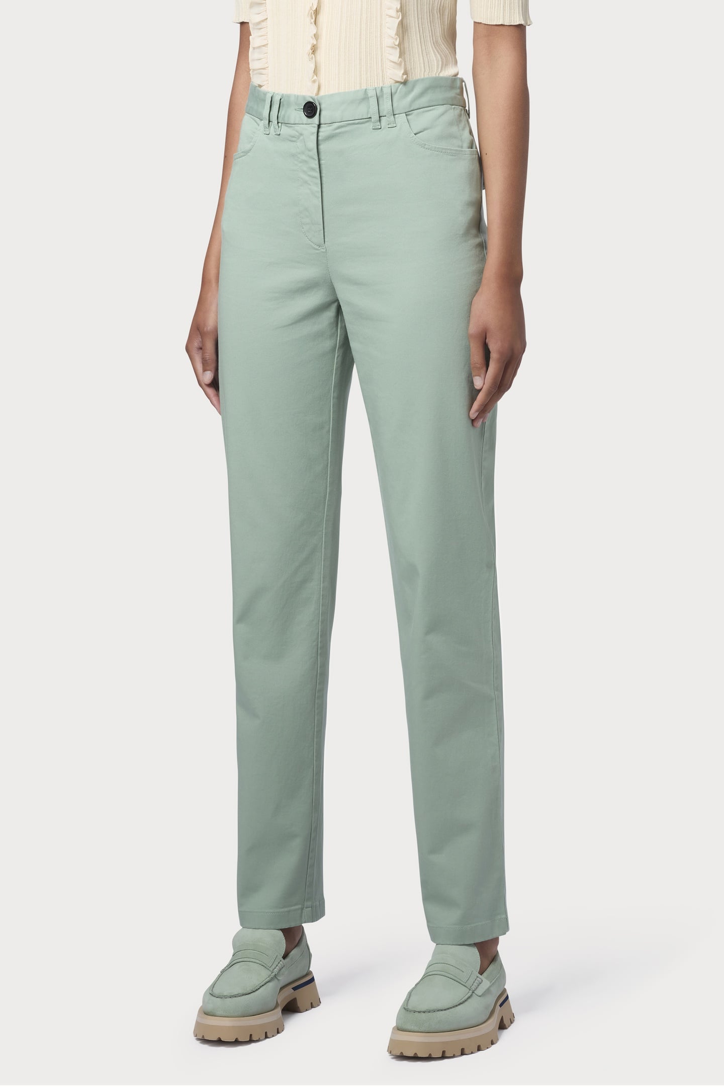 WOMENS TROUSERS MILITARY GREEN 2