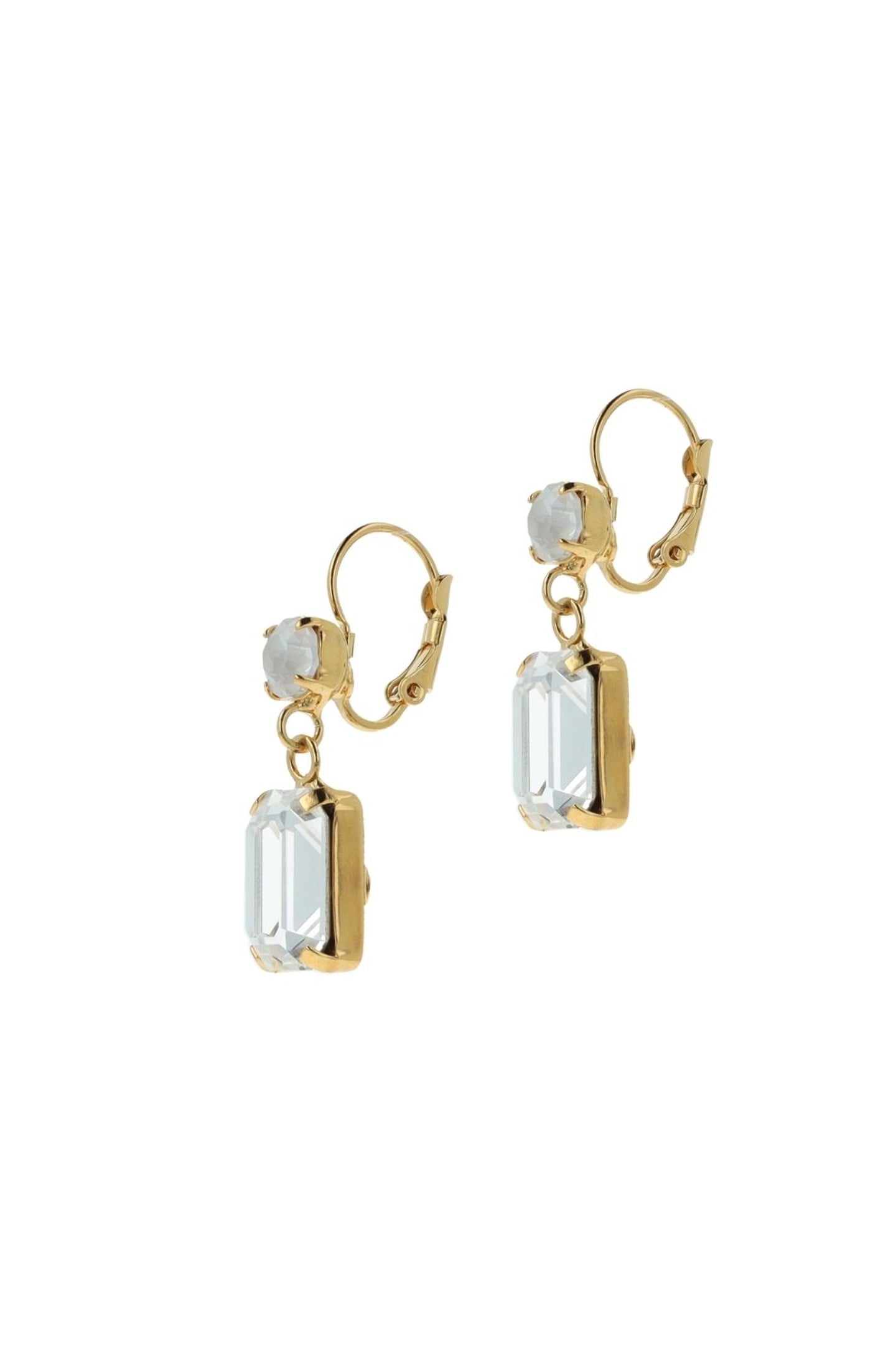 CRYSTAL GEOMETRIC EARHANGERS CRYSTAL 1