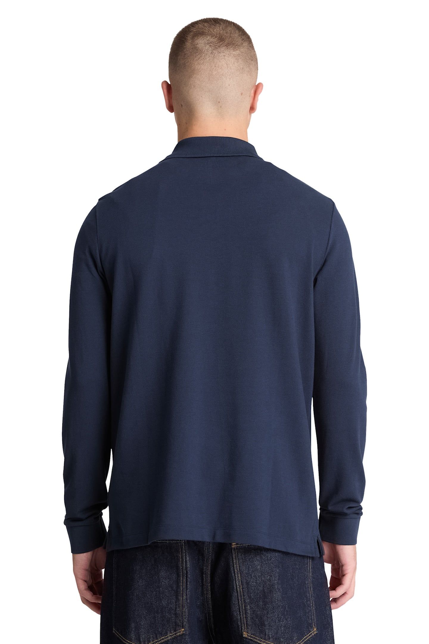 OYSTER RIVER CHEST LOGO LS POLO REGULAR DARK SAPPHIRE 2
