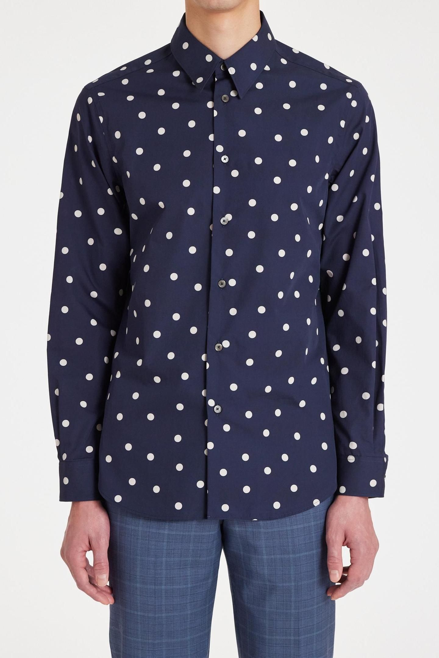 MENS S/C CASUAL FIT SHIRT VERY DARK NAVY 1