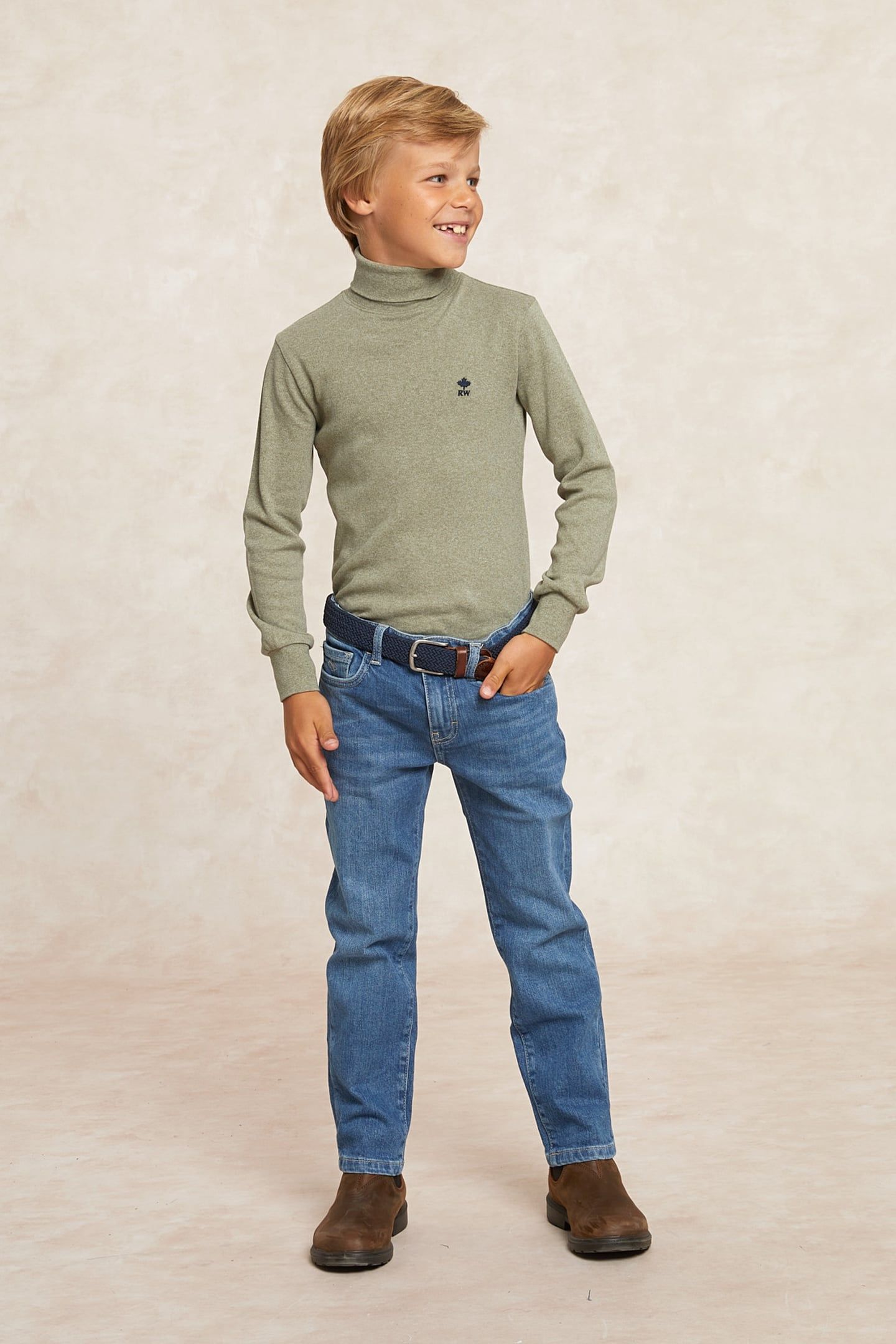 BASIC ROLL NECK T-SHIRT EDEN MIX 1