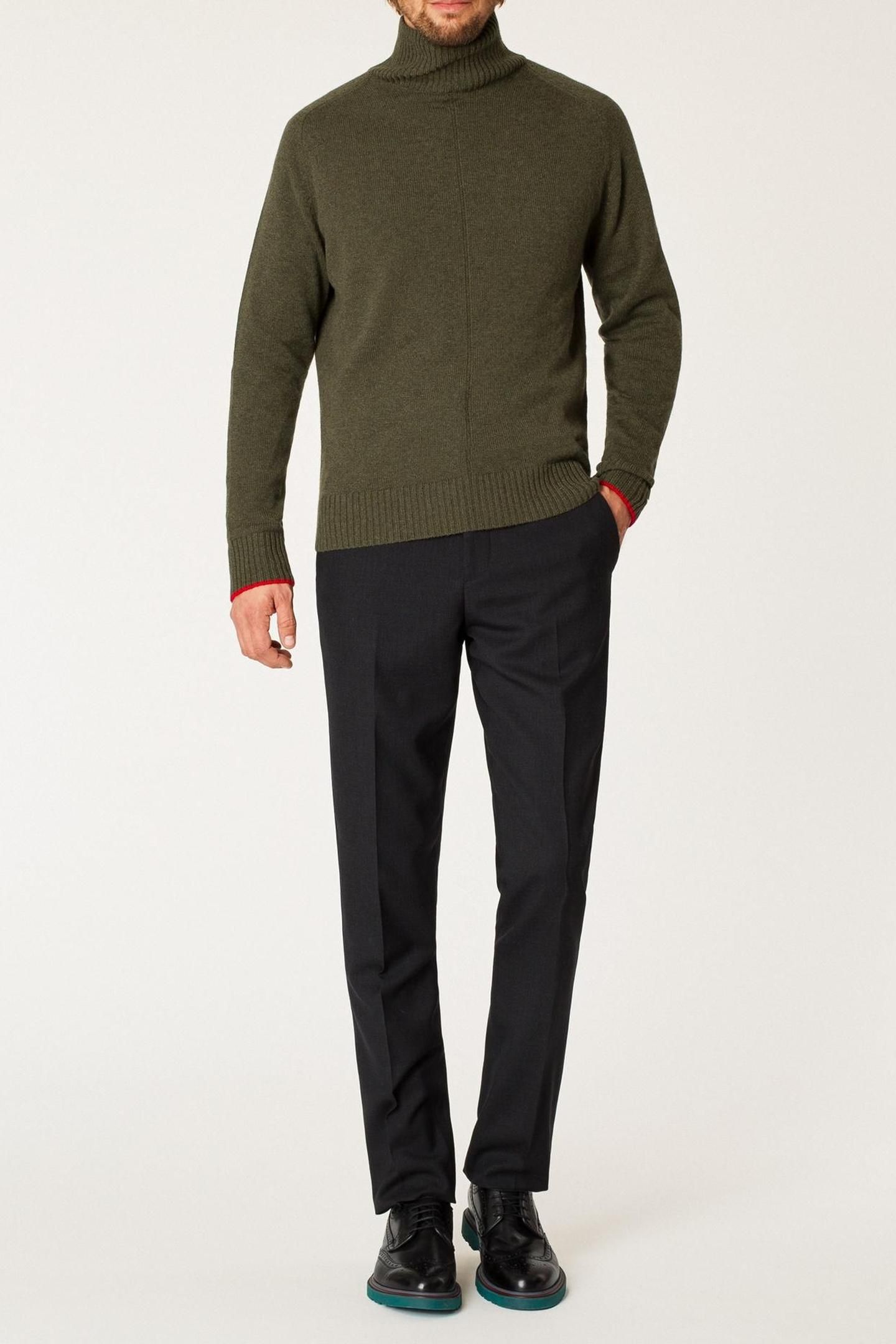 GENTS SLIM FIT TROUSER SLATE 3