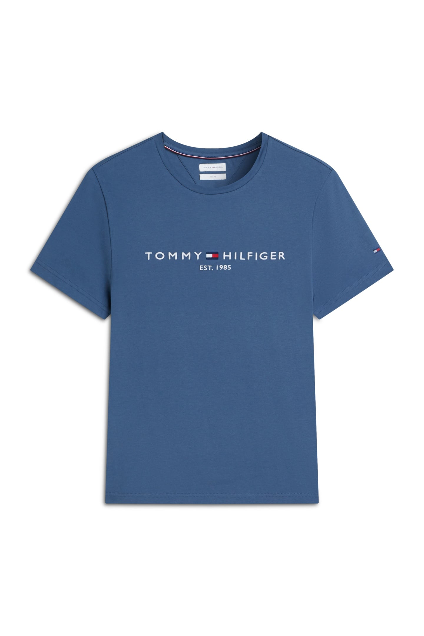 TOMMY LOGO TEE AEGEAN SEA 4