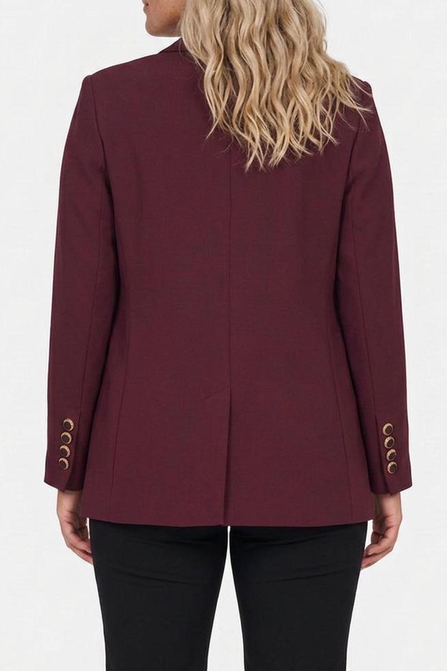 LIA STRAIGHT BLAZER REGAL PLUM 2