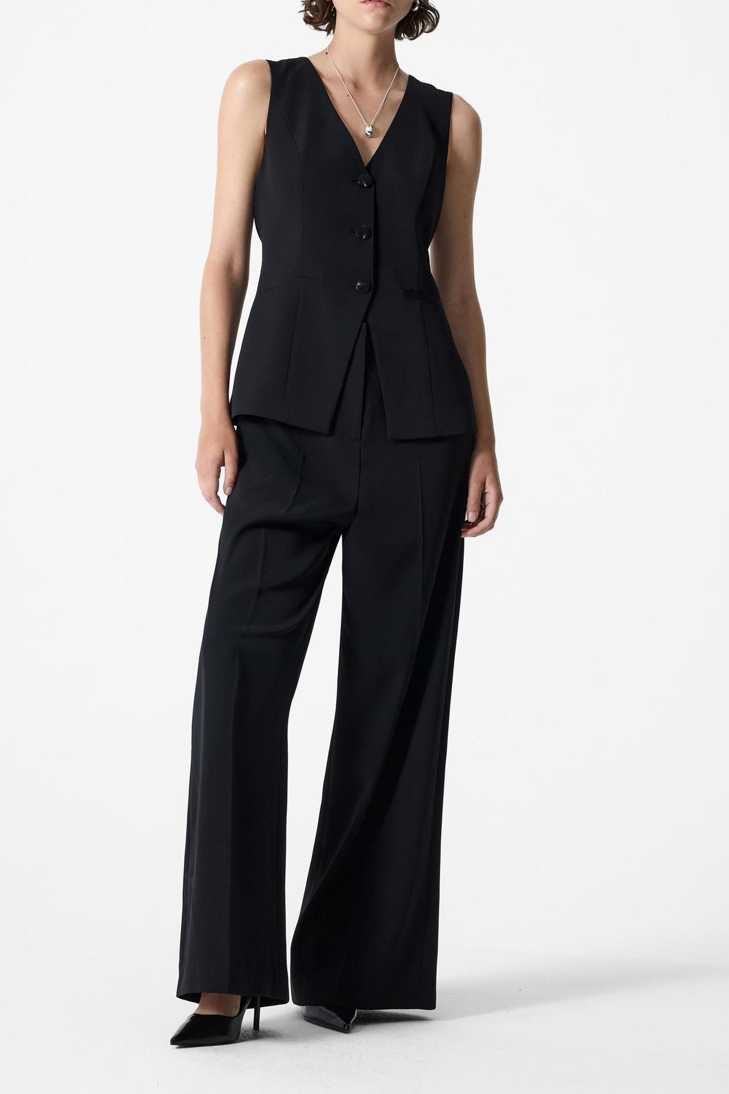 VINNIE TAILORED JUMPSUIT BLACK BLACK 1