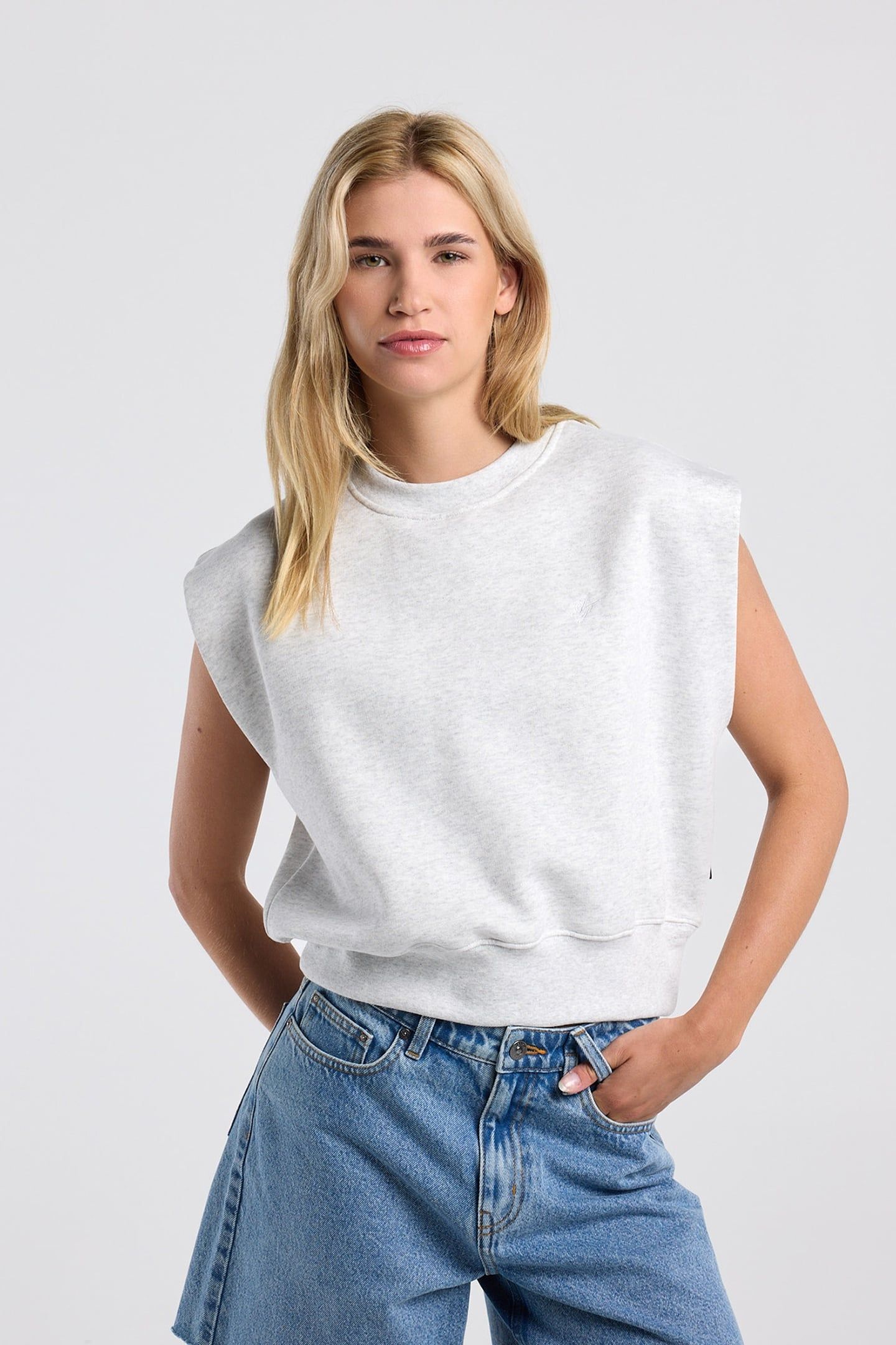 SARESA LIGHT GREY MELANGE 1