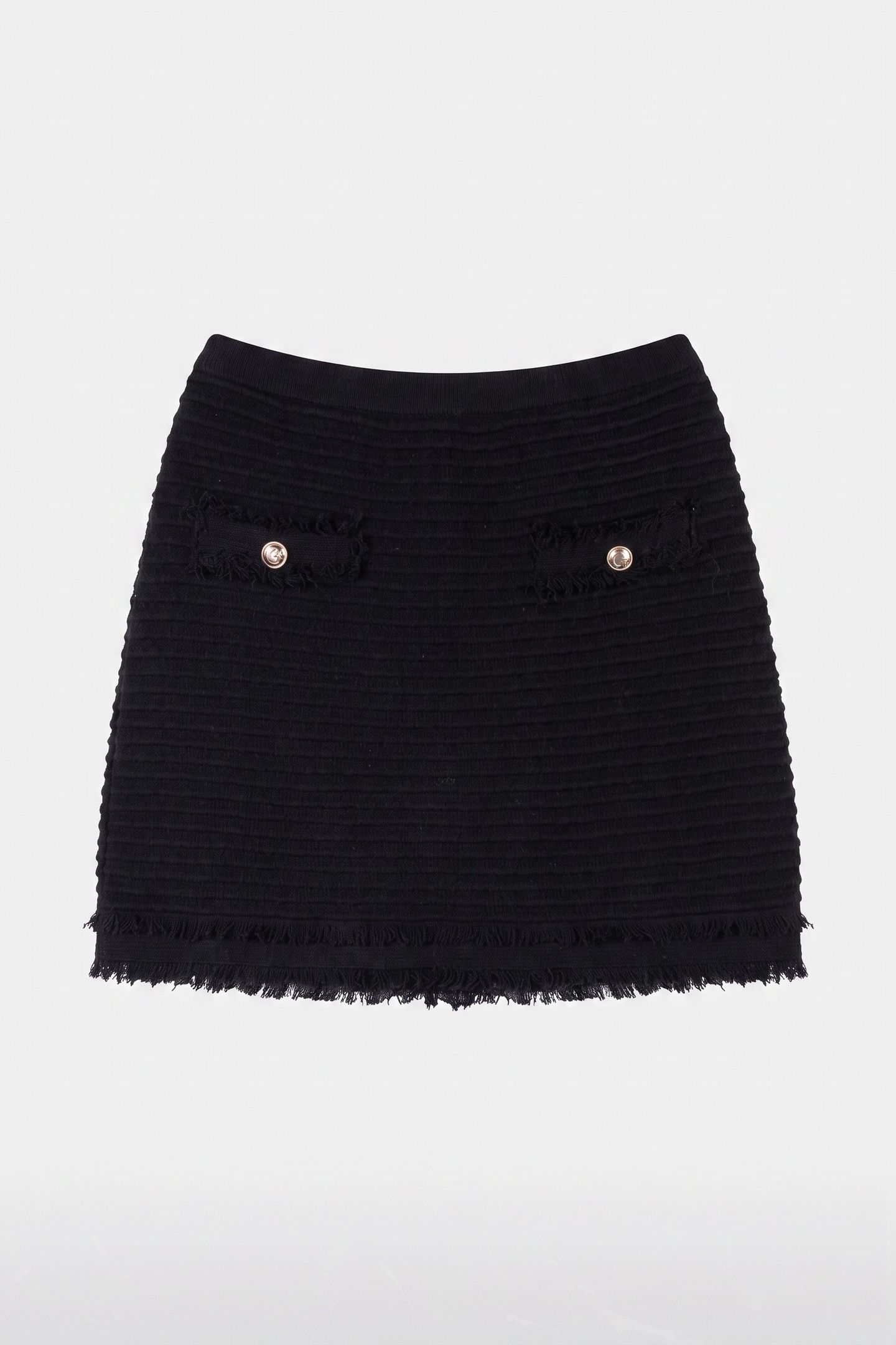 MALINA OTTOMAN BOUCL JET BLACK A996 3