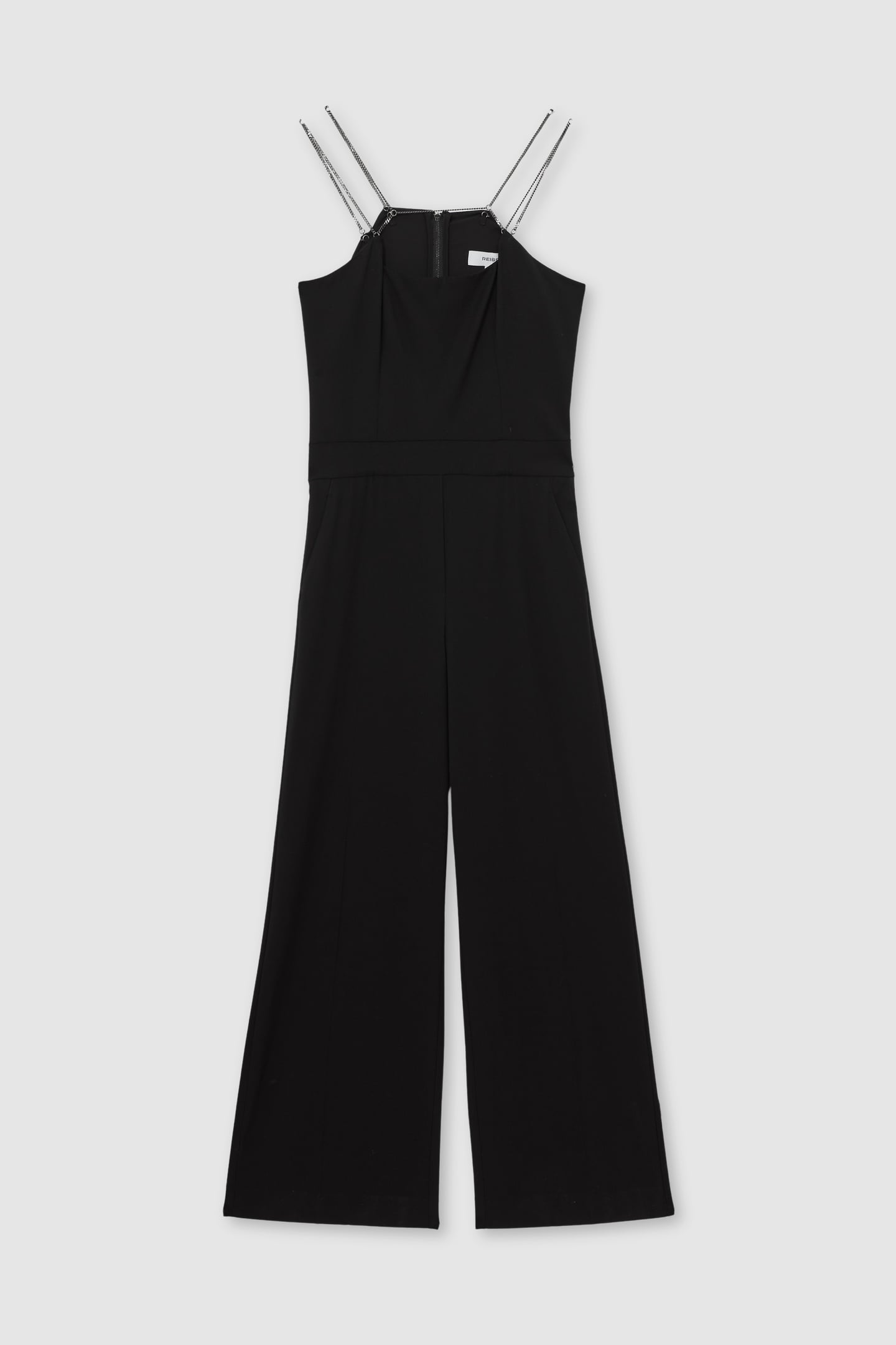 CHAIN DETAIL JUMPSUIT BLACK 4