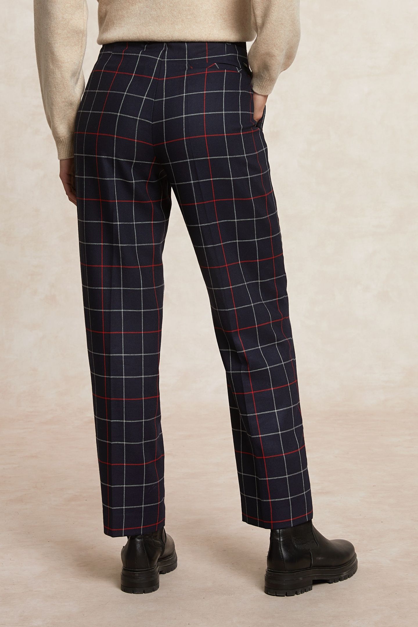 CLASSIC CHECKED 7/8 PANTS BLUE/RED MULTI 2
