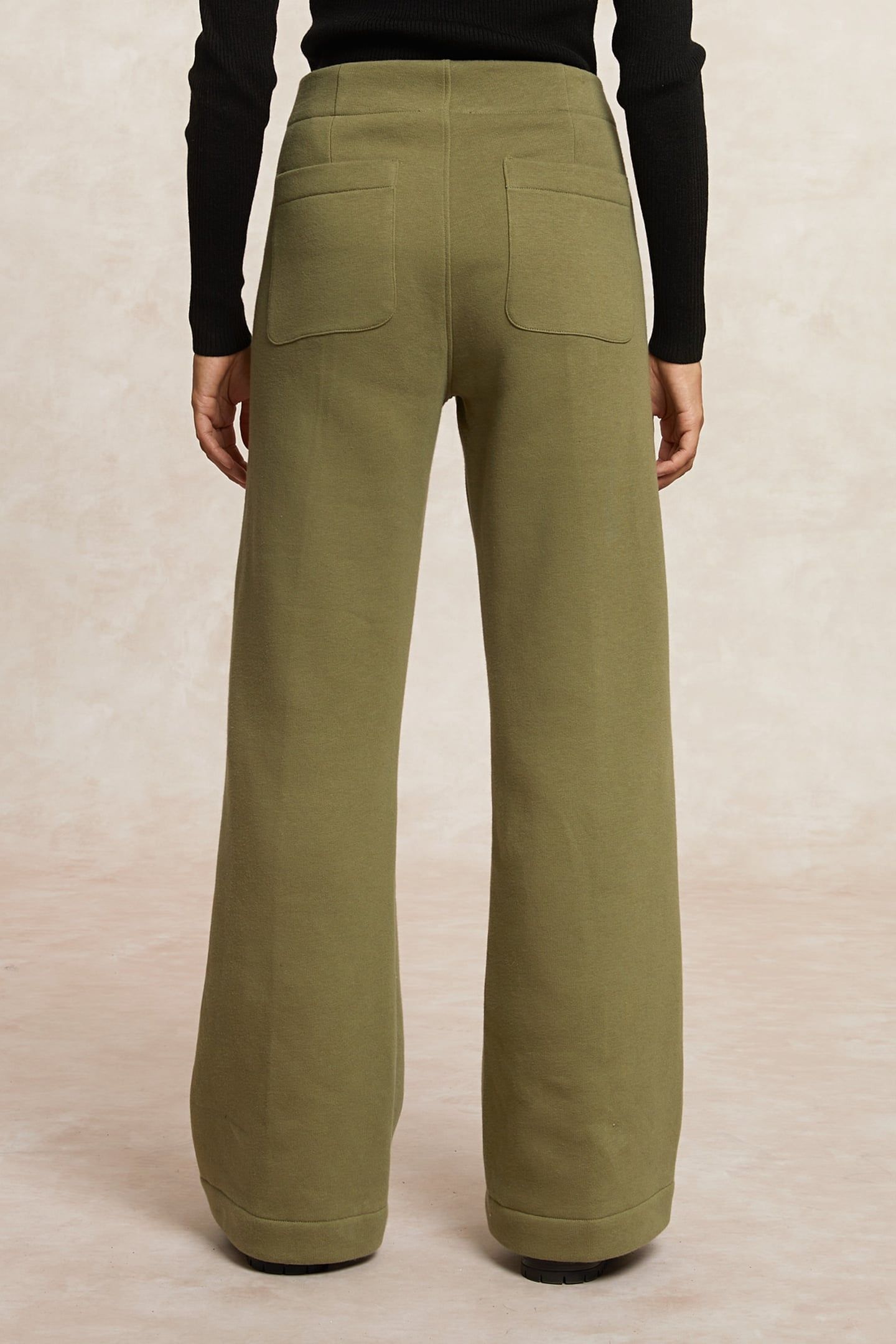 FLEECE PANTS MOSS GREEN 2