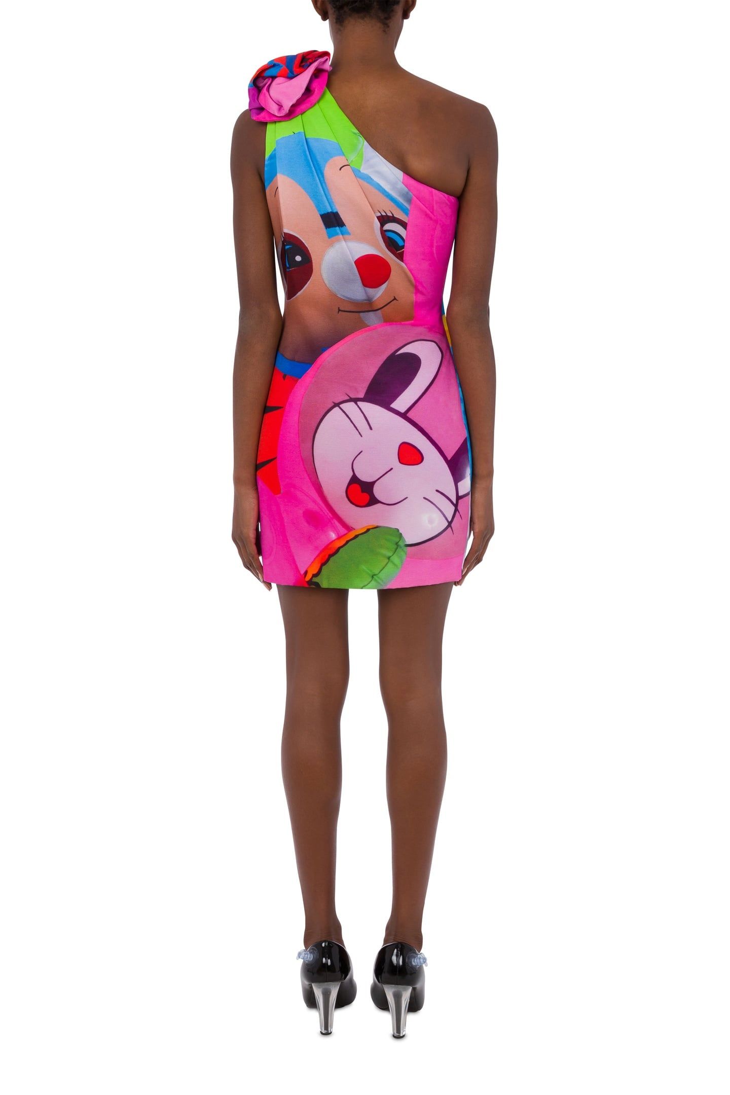 INFLATABLE ANIMALS OTTOMAN DRESS MULTICOLOR 2